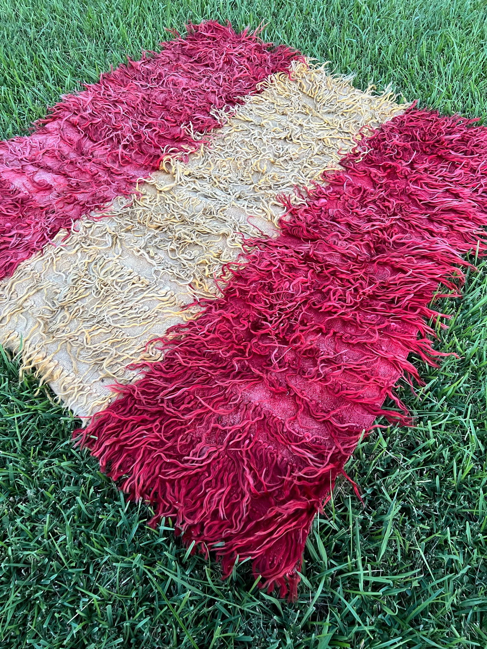Vintage Anatolian Red Tulu Rug - 3