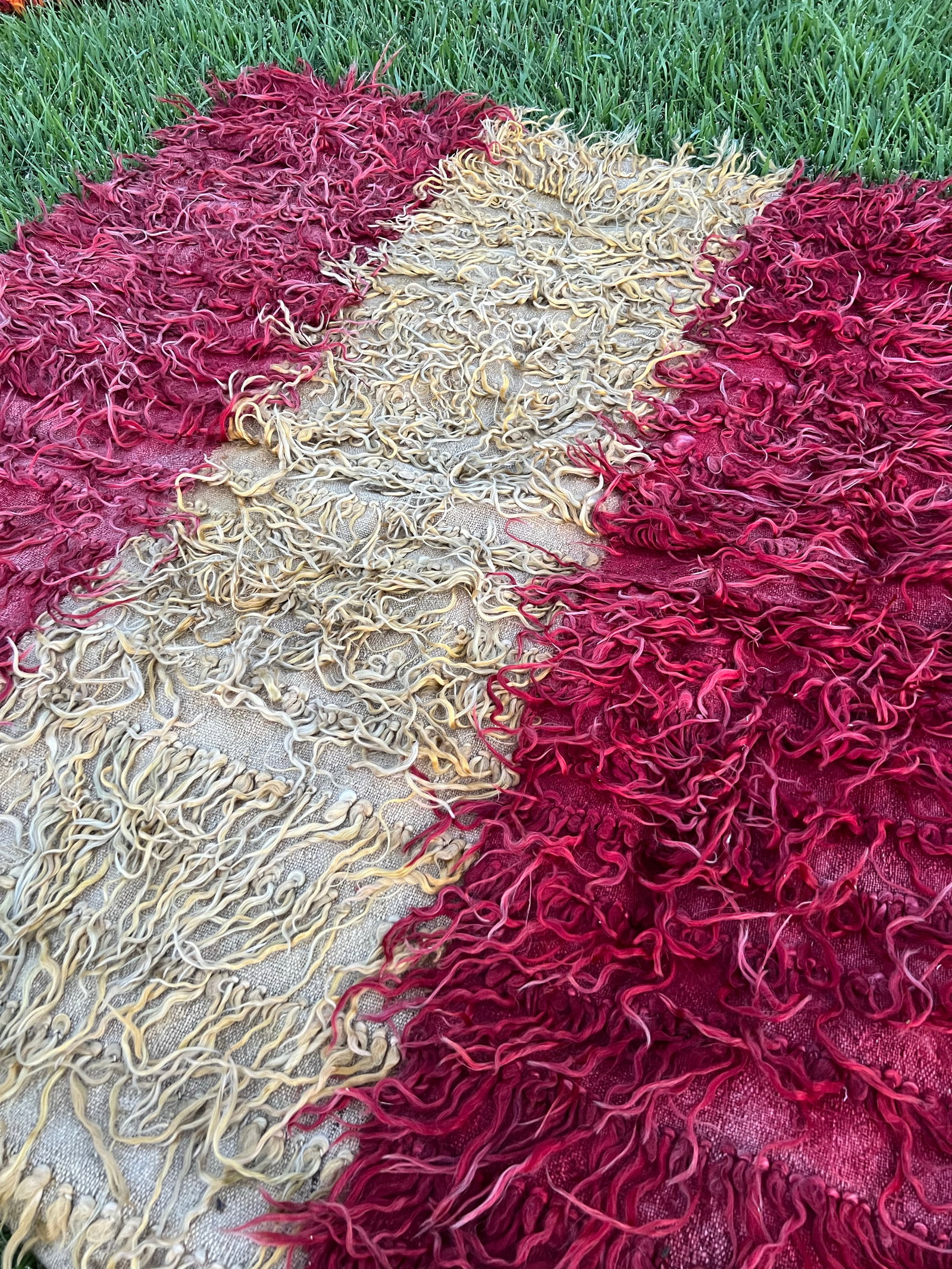 Vintage Anatolian Red Tulu Rug - 5