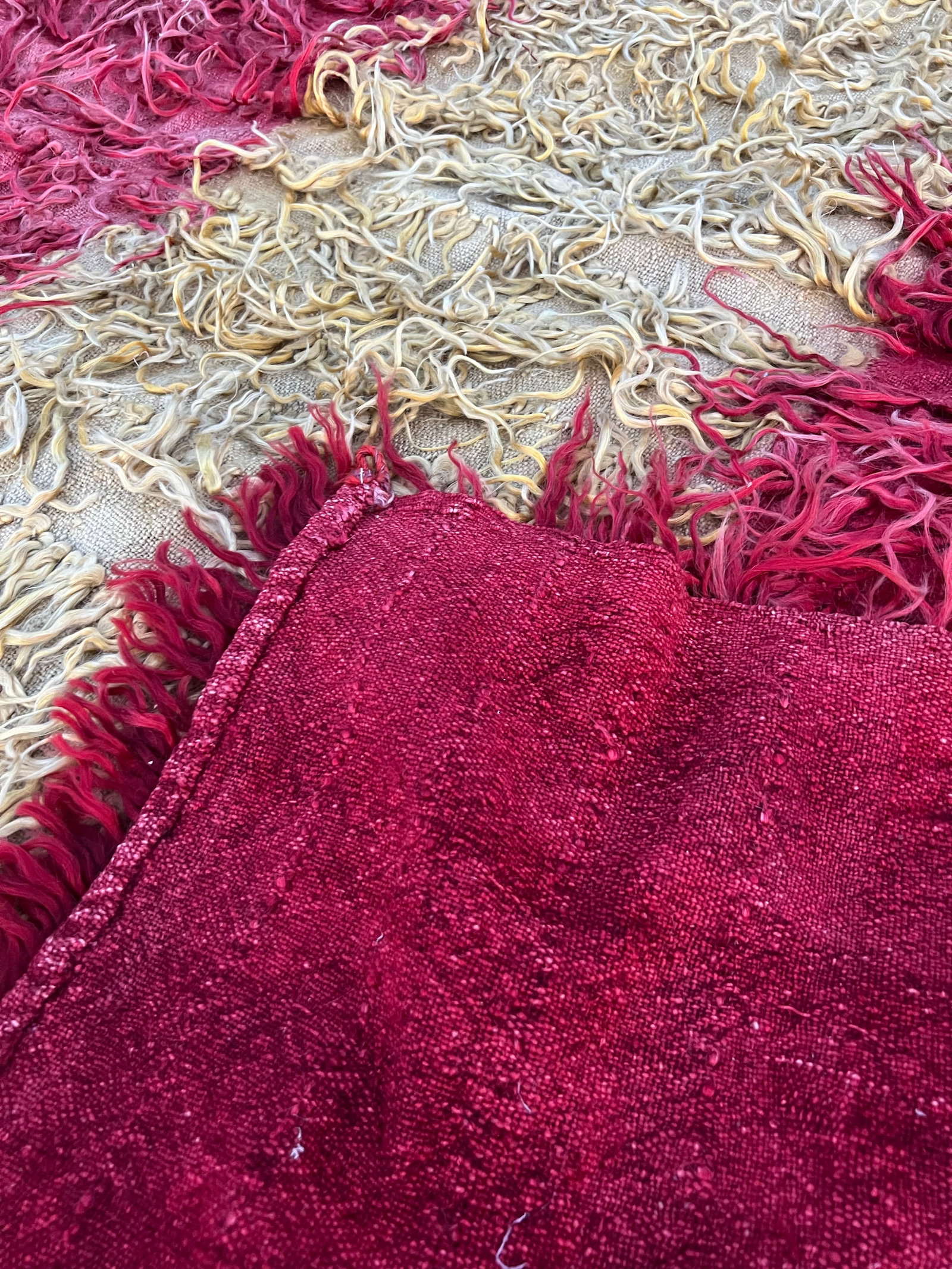 Vintage Anatolian Red Tulu Rug - 6