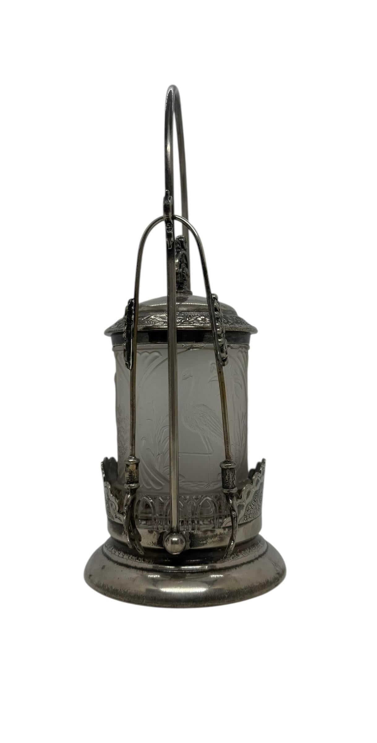Late 19th Century Victorian Pickle Castor - Wilcox Silver Plate Co., Meriden Ct - Removable Lid & To - 2