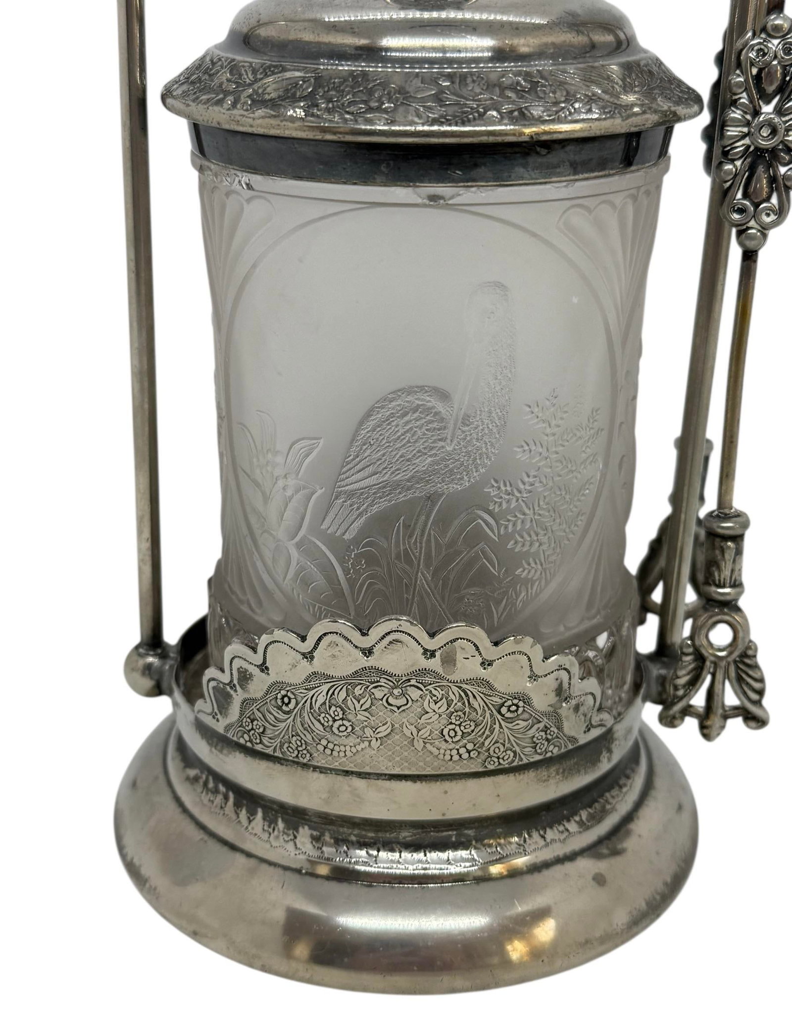 Late 19th Century Victorian Pickle Castor - Wilcox Silver Plate Co., Meriden Ct - Removable Lid & To - 5