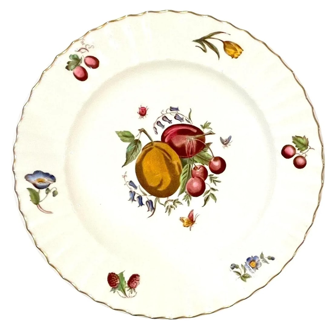 1960s Royal Worcester Delecta - Ribbed Warmstry Dinner Plates - Set of Six - 5