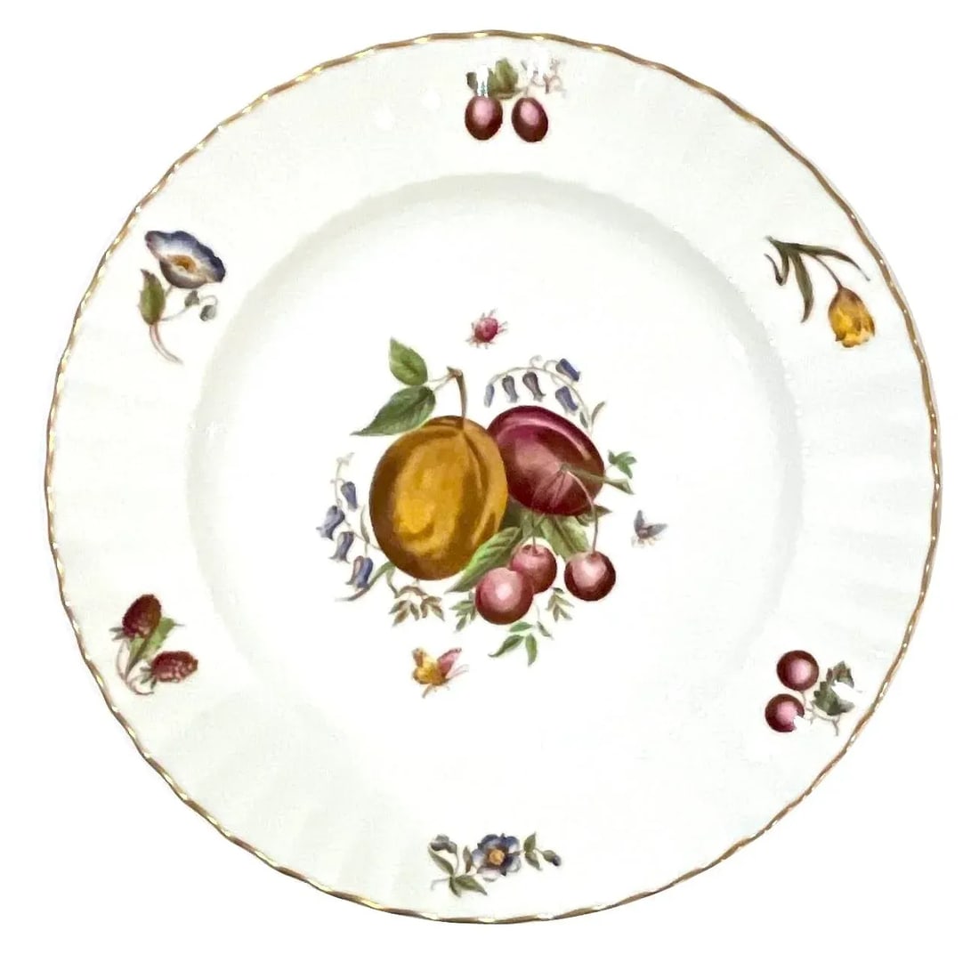1960s Royal Worcester Delecta - Ribbed Warmstry Dinner Plates - Set of Six - 6
