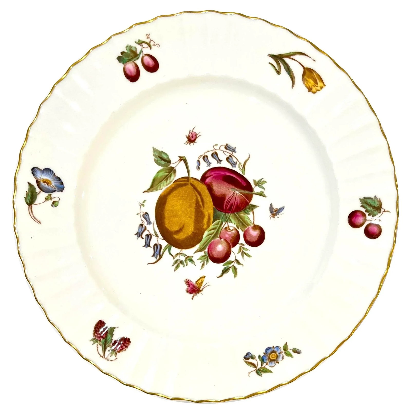 1960s Royal Worcester Delecta - Ribbed Warmstry Dinner Plates - Set of Six - 7