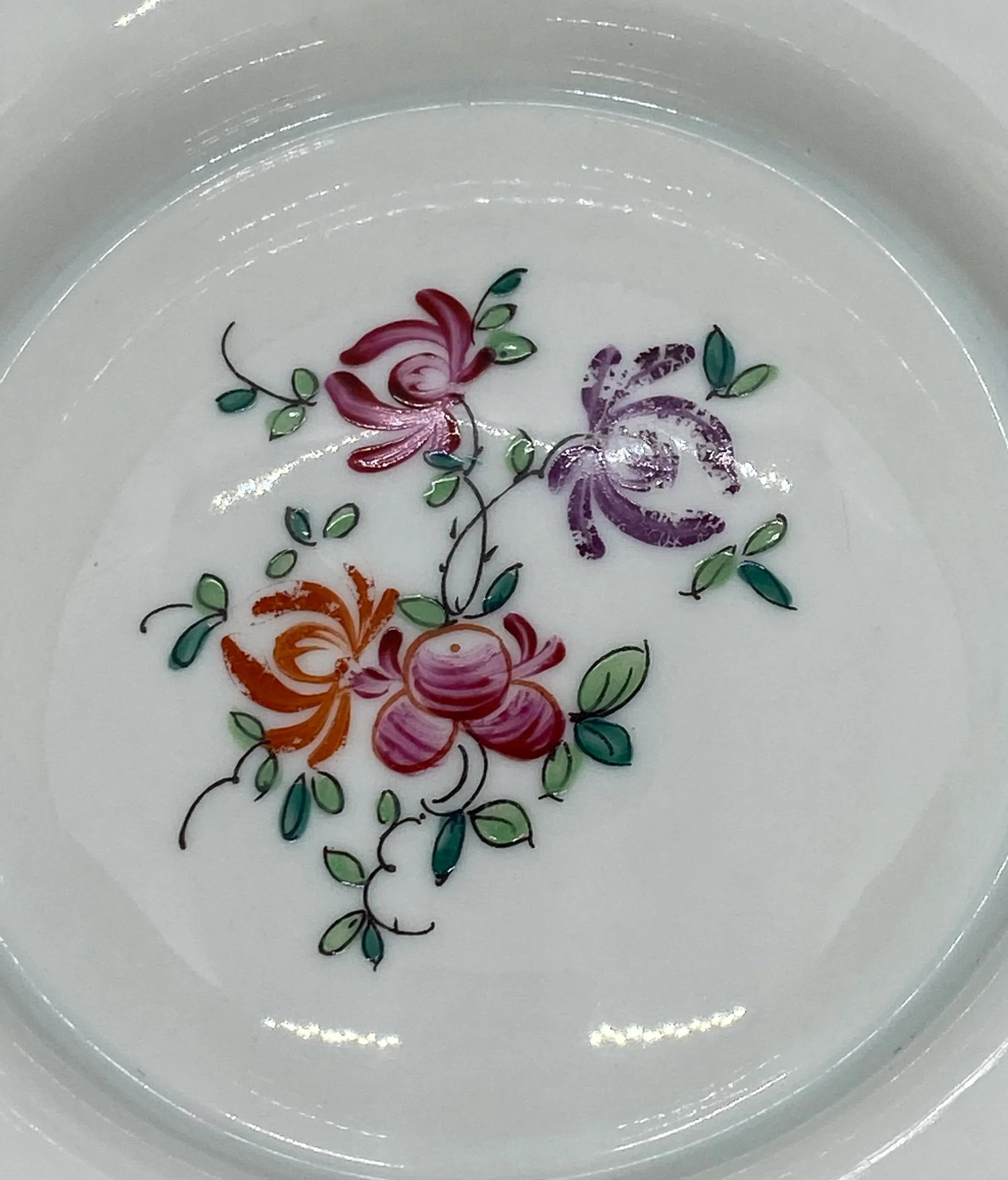 Mid 20th Century French Sperabo Porcelain Floral & Fruit Bowl - 10