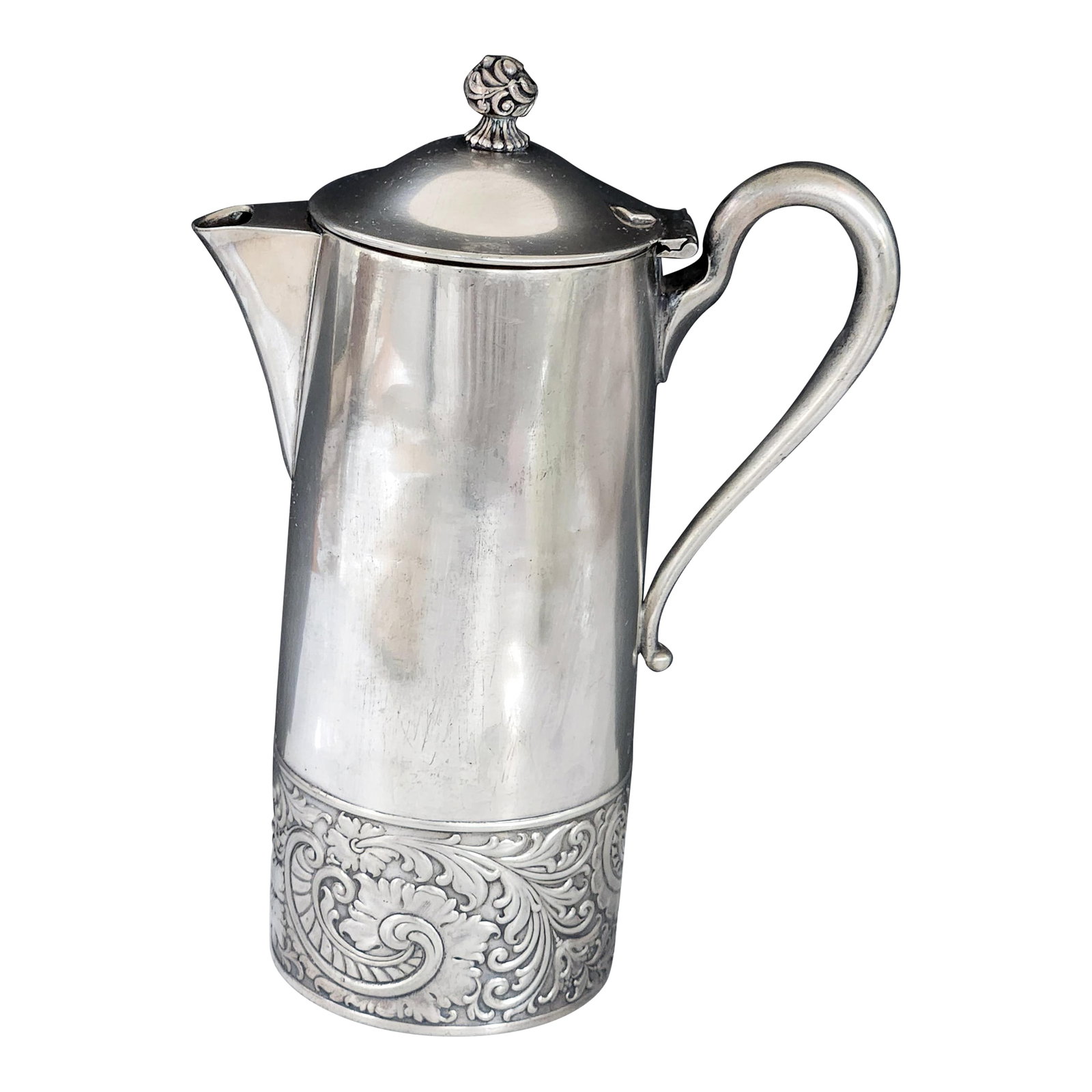 Antique G. Webster & Son Quadruple Plate Coffee Pot - Circa 1880 Victorian Silver Vase (1 of 18)