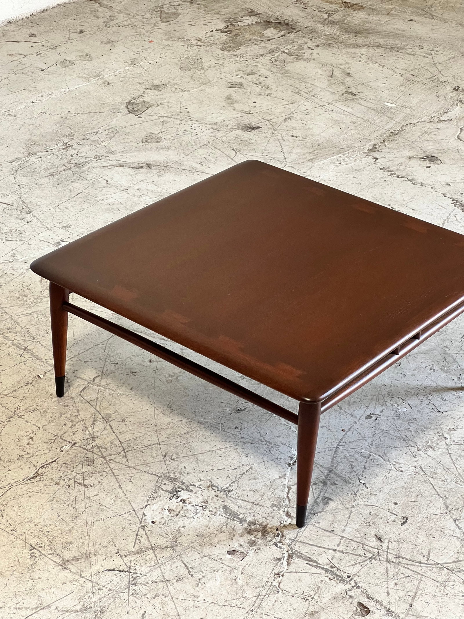 Newly Refinished Mid Century Modern Walnut Coffee Table by Lane Acclaim - 2