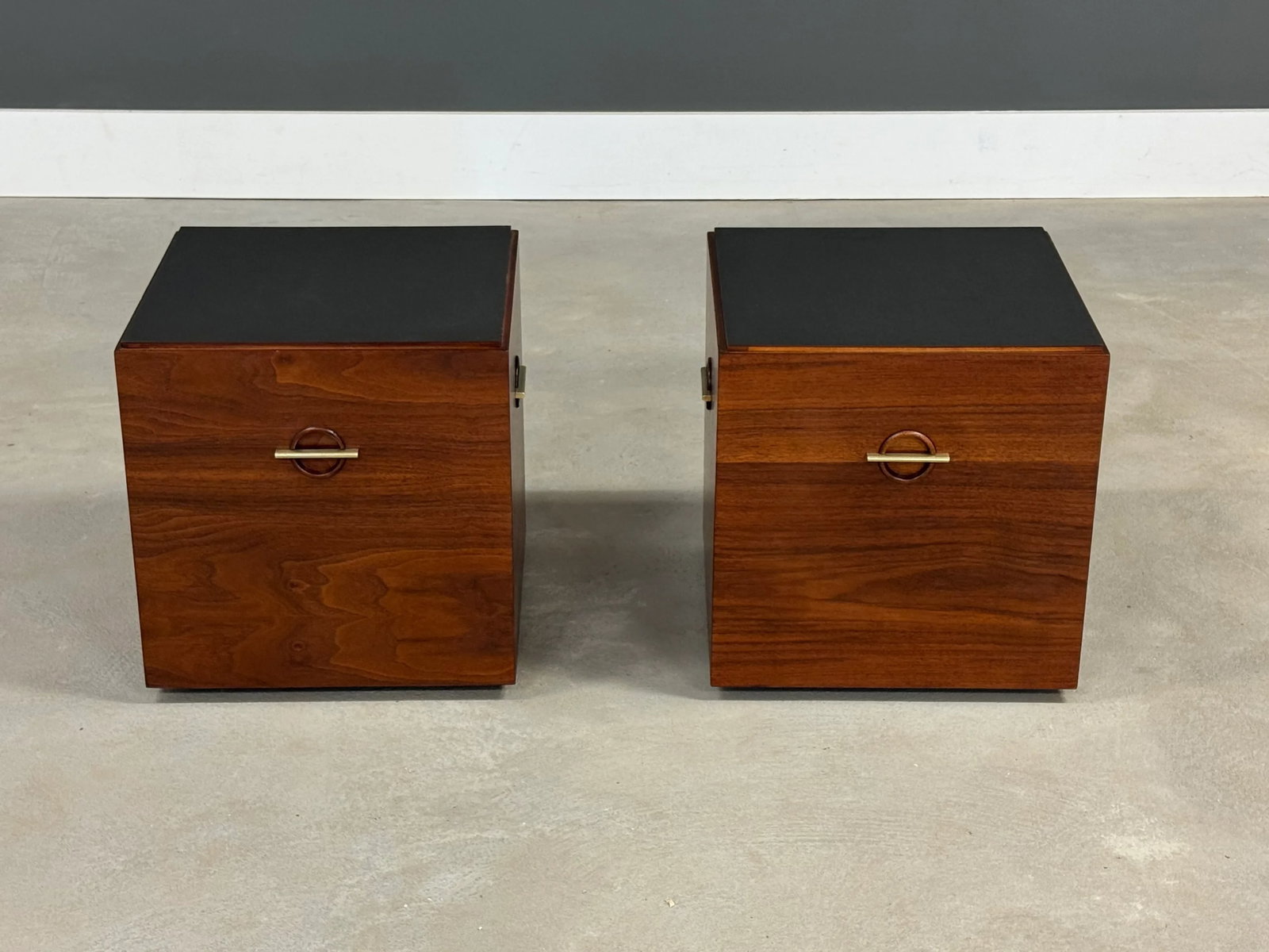 Refinished Walnut Lane End Tables - A Pair - 2