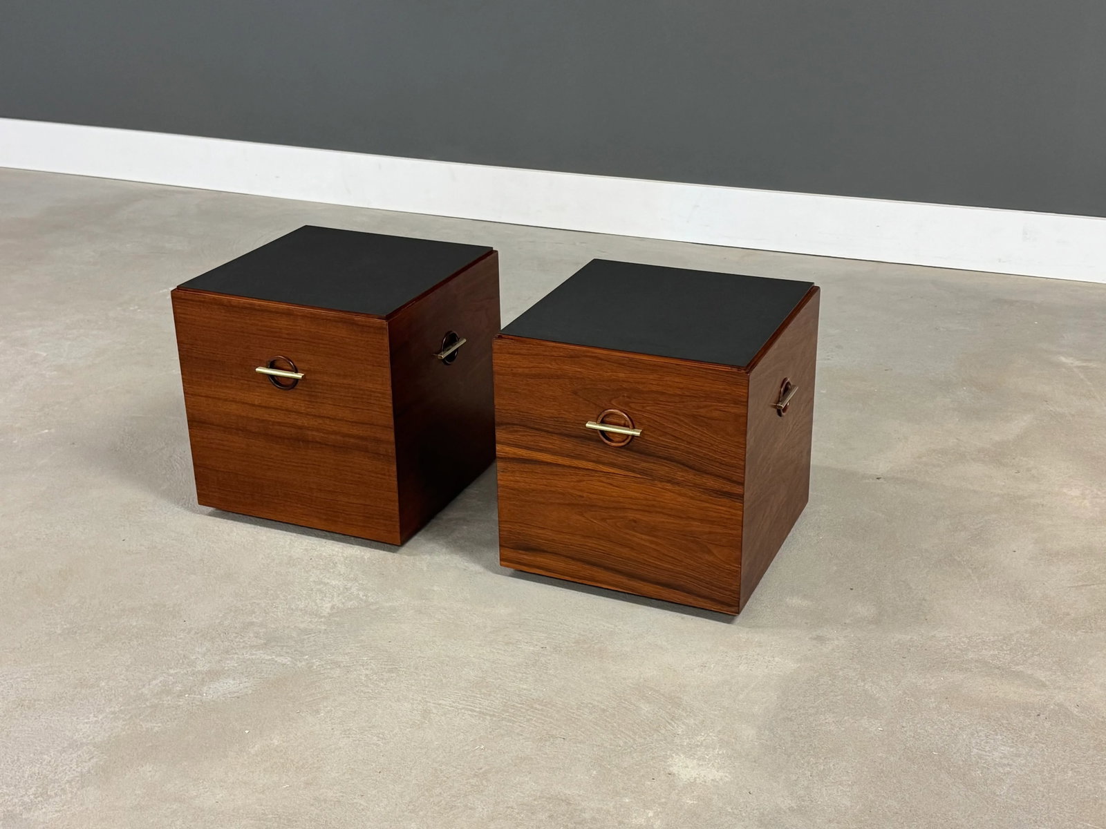 Refinished Walnut Lane End Tables - A Pair - 3