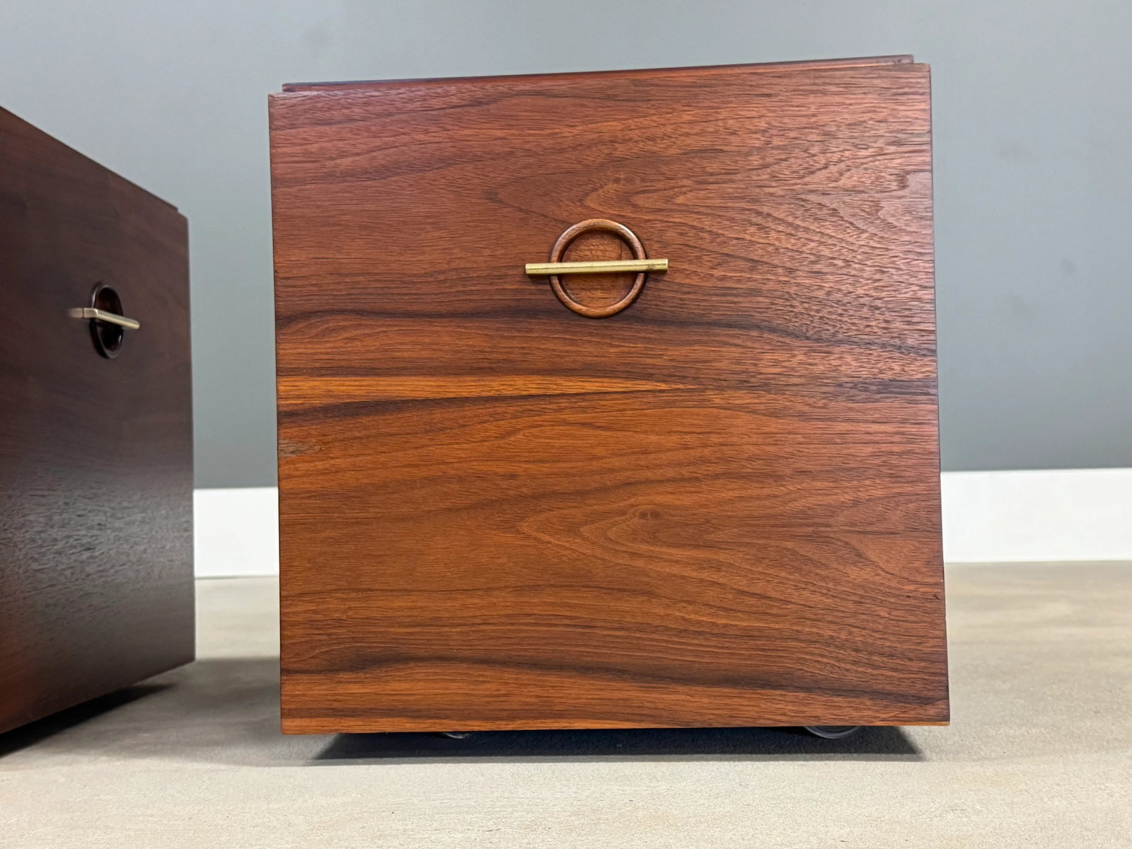 Refinished Walnut Lane End Tables - A Pair - 6