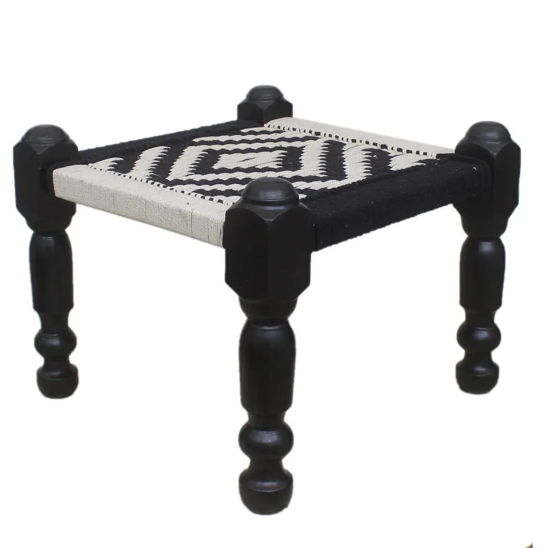 Tribal Turkish Abstract Indoor/Outdoor Bench - 10