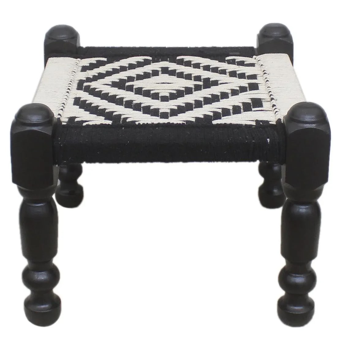 Tribal Turkish Abstract Indoor/Outdoor Bench - 2