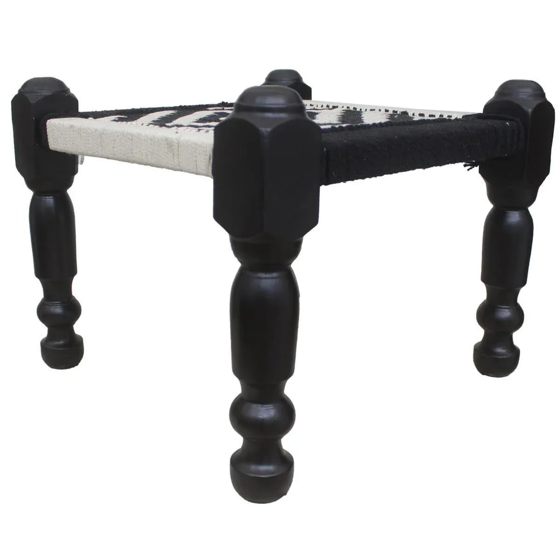 Tribal Turkish Abstract Indoor/Outdoor Bench - 6