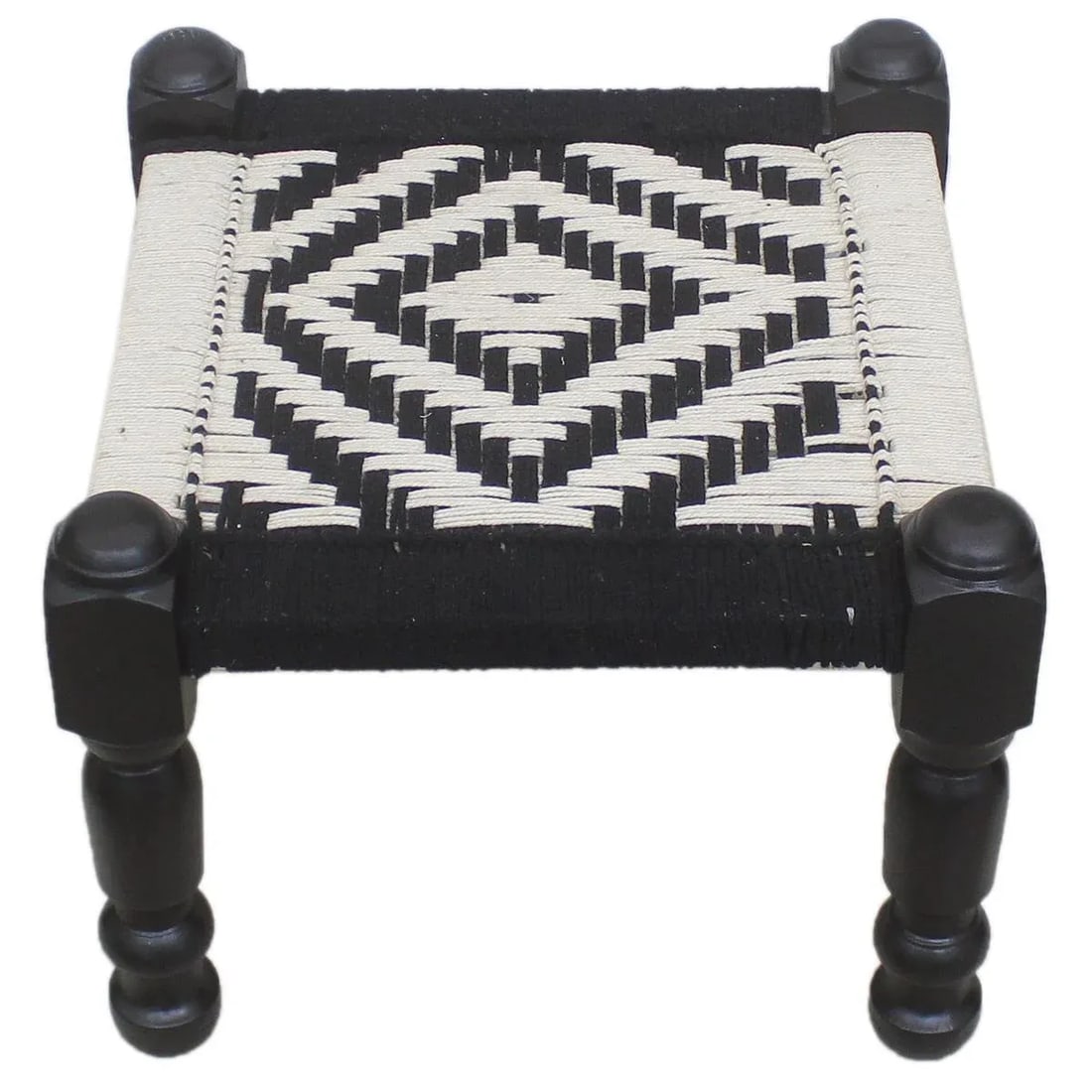 Tribal Turkish Abstract Indoor/Outdoor Bench - 8