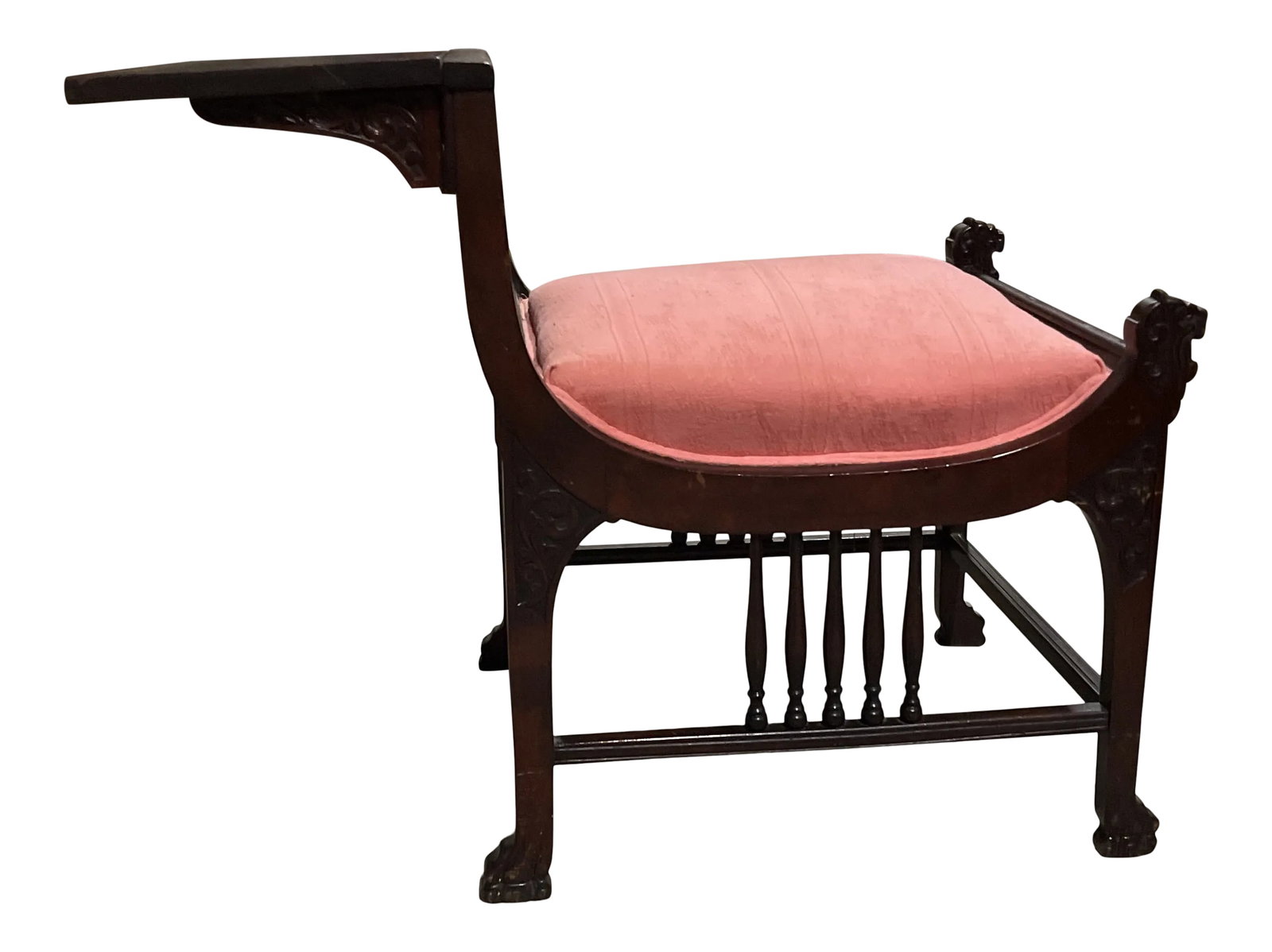 Late 19th Century Vintage Victorian Gossip Chair: Stunning Victorian gossip chair! Great antique accent to ad to any decor! Please check out my other listings! Condition: Alterations: Original Condition Unaltered Imperfections: Some Imperfections Con