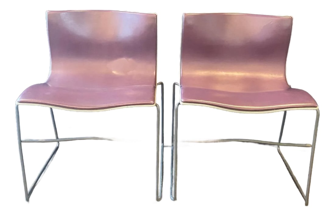 Mid Century Modern Knoll Handkerchief Chairs by Massimo and Lella Vignelli -a Pair (1 of 16)