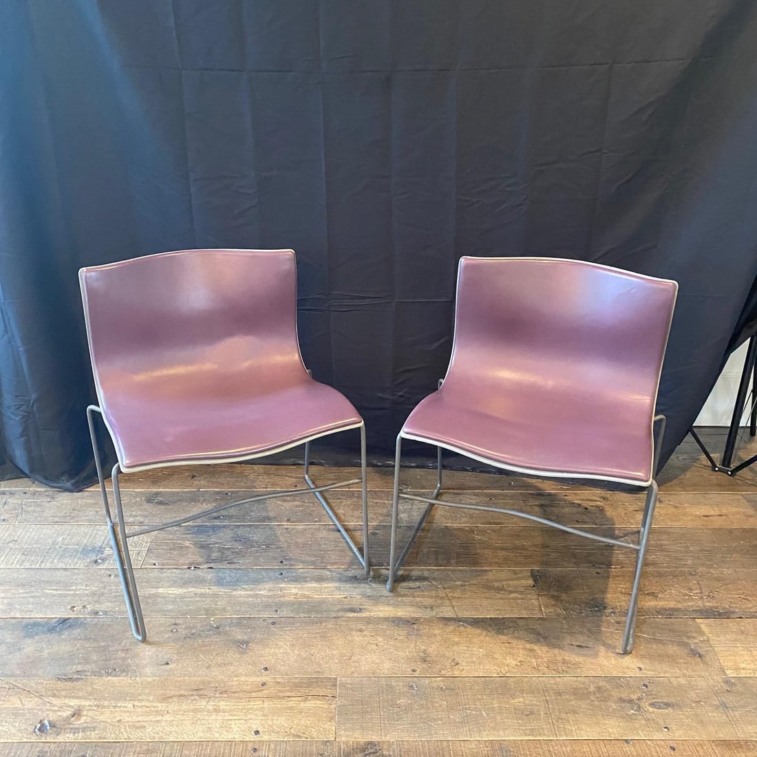 Mid Century Modern Knoll Handkerchief Chairs by Massimo and Lella Vignelli -a Pair - 2