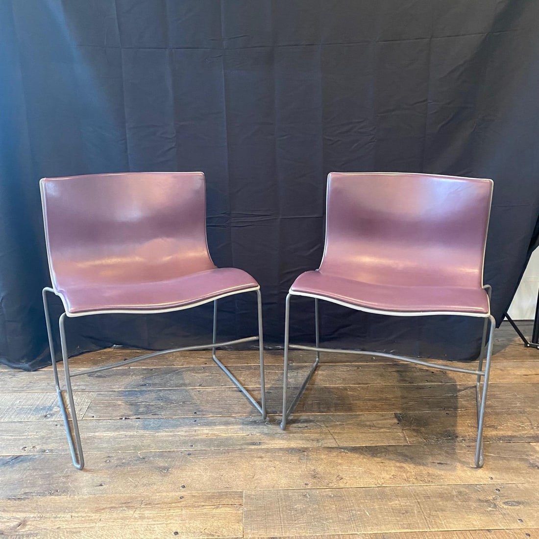 Mid Century Modern Knoll Handkerchief Chairs by Massimo and Lella Vignelli -a Pair - 6