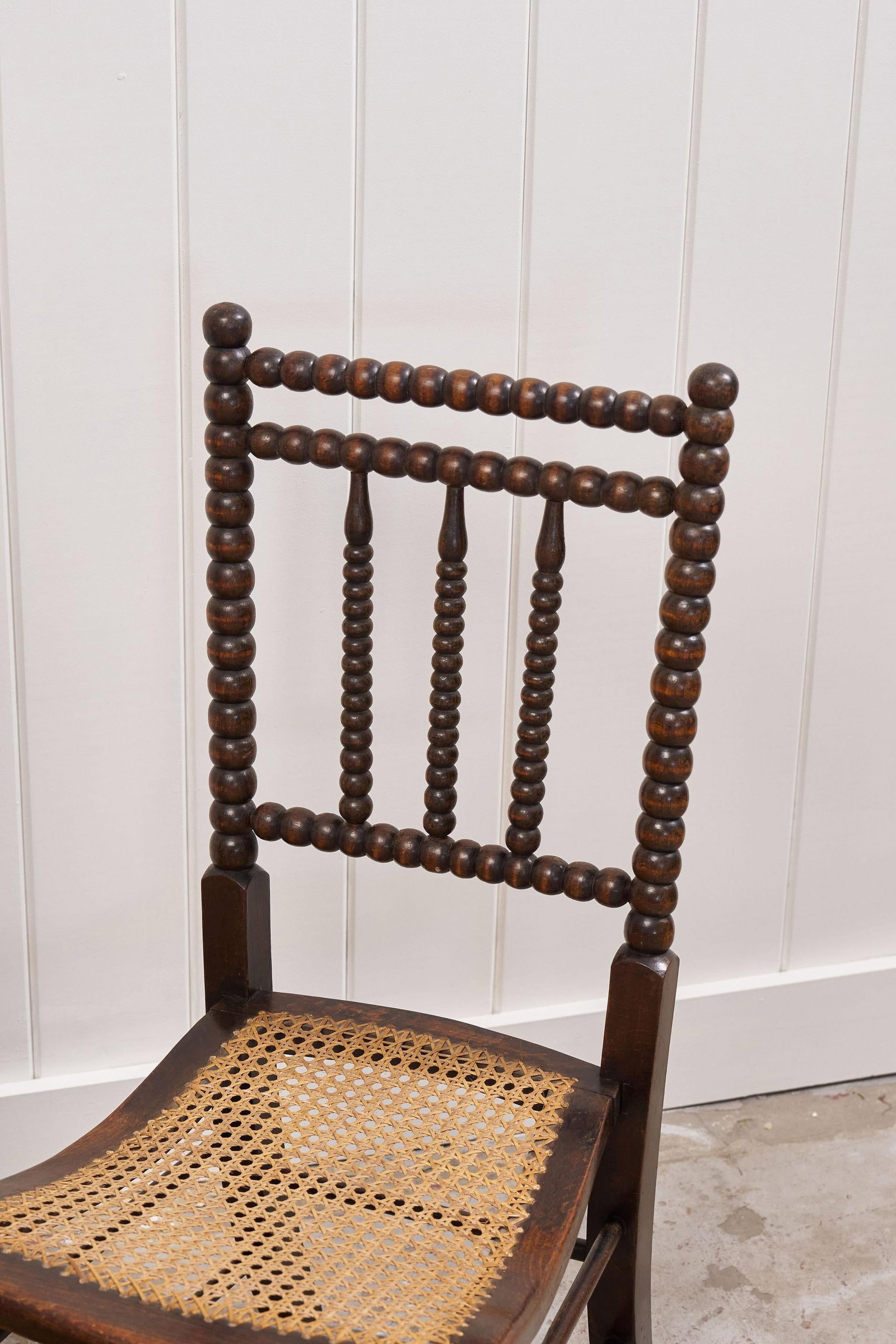 Late 19th Century Pair of Victorian Bobbin Turned Children Chairs - 5