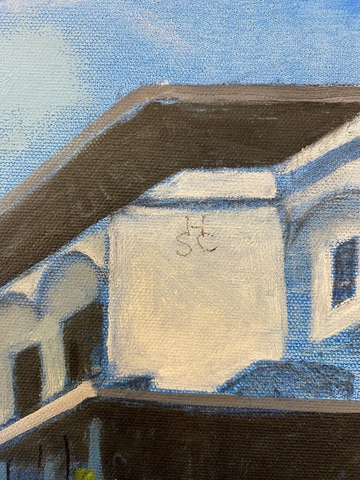 Alton S Tobey - Seascape Terrace, Original, Signed - 14