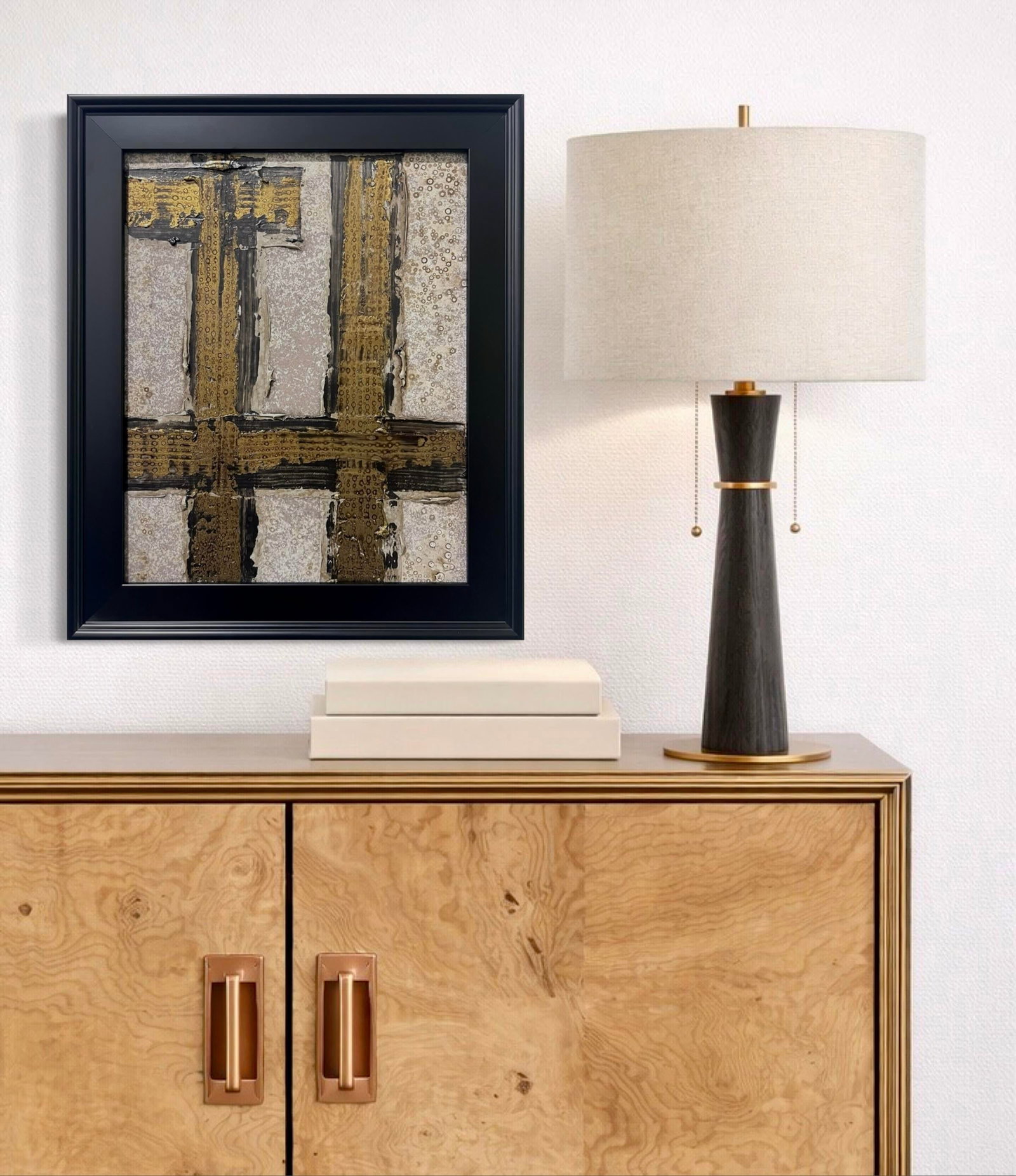 Structure No. 1 - Original Abstract Painting by J. Kent Martin - 2