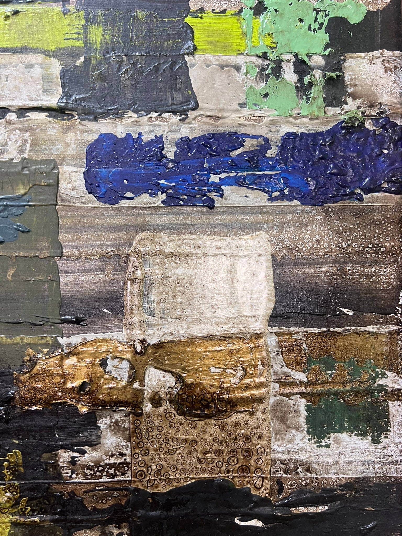Strata - Original Abstract Painting by J. Kent Martin - 6