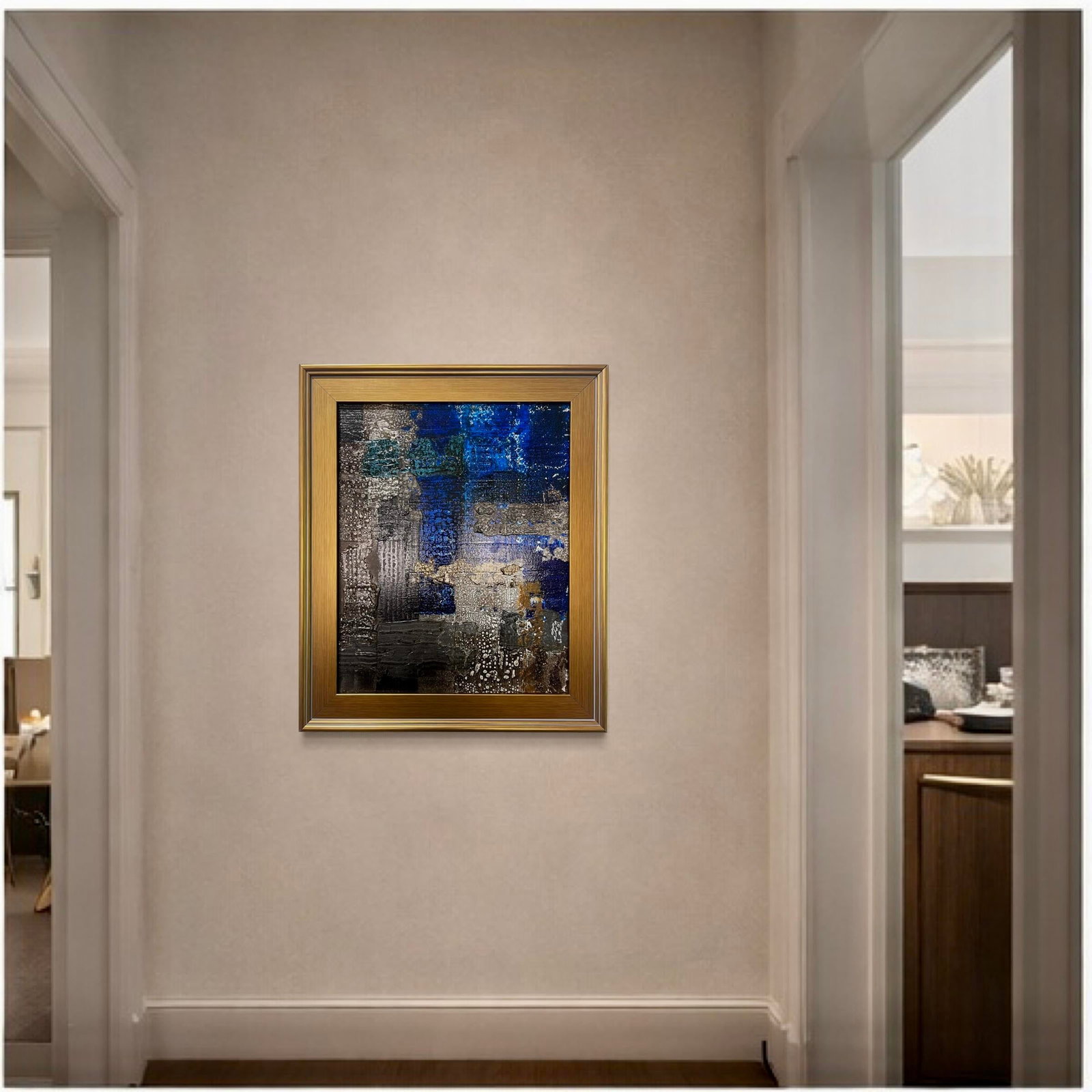 Quiet Bearing - Original Abstract Painting by J. Kent Martin - 2