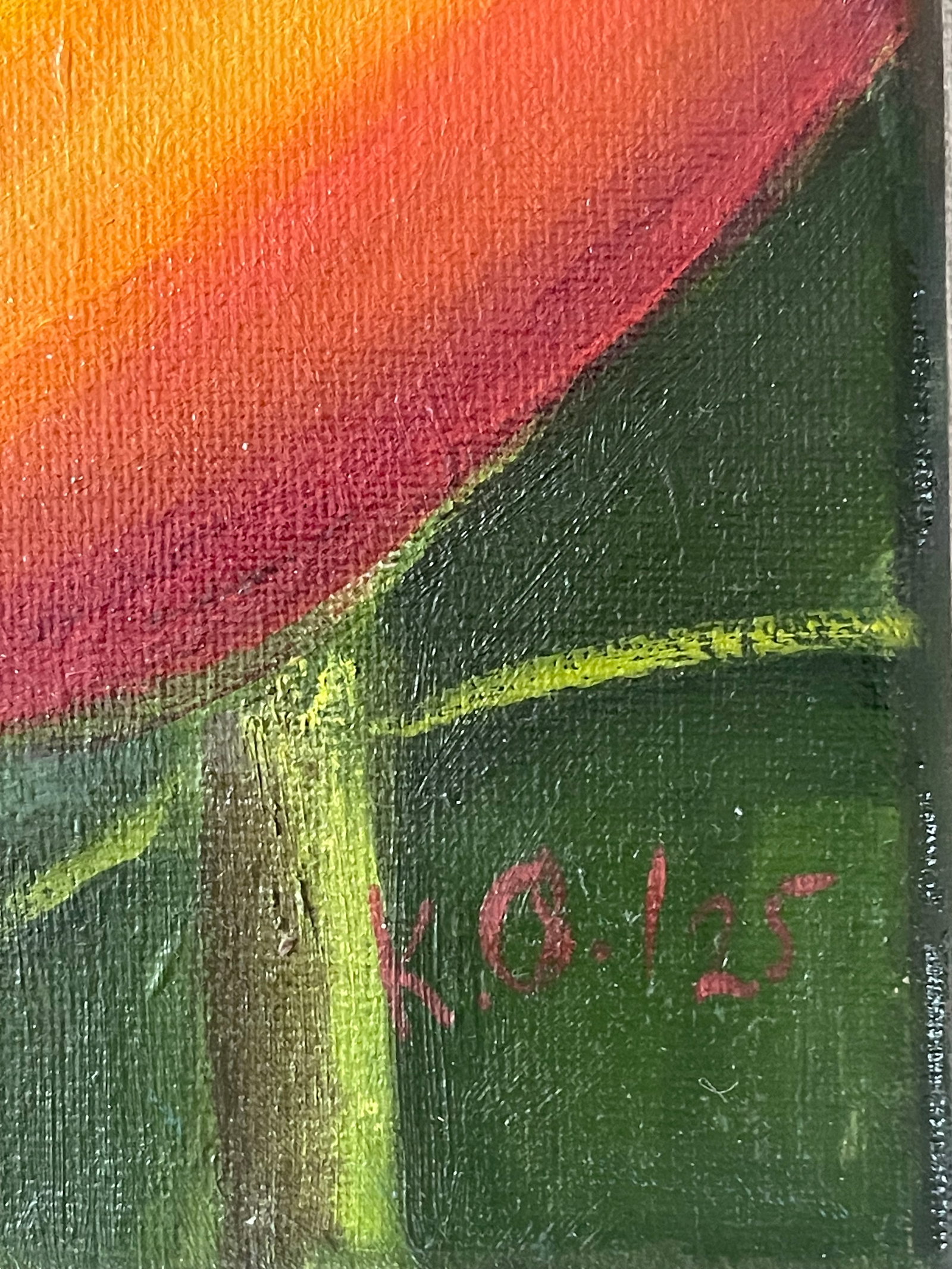 Contemporary Original Art -Florida. Butterfly Painting - 2