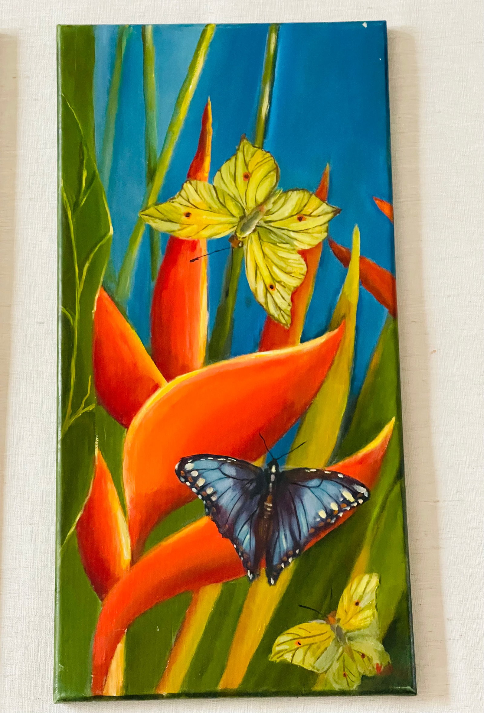 Contemporary Original Art -Florida. Butterfly Painting - 3
