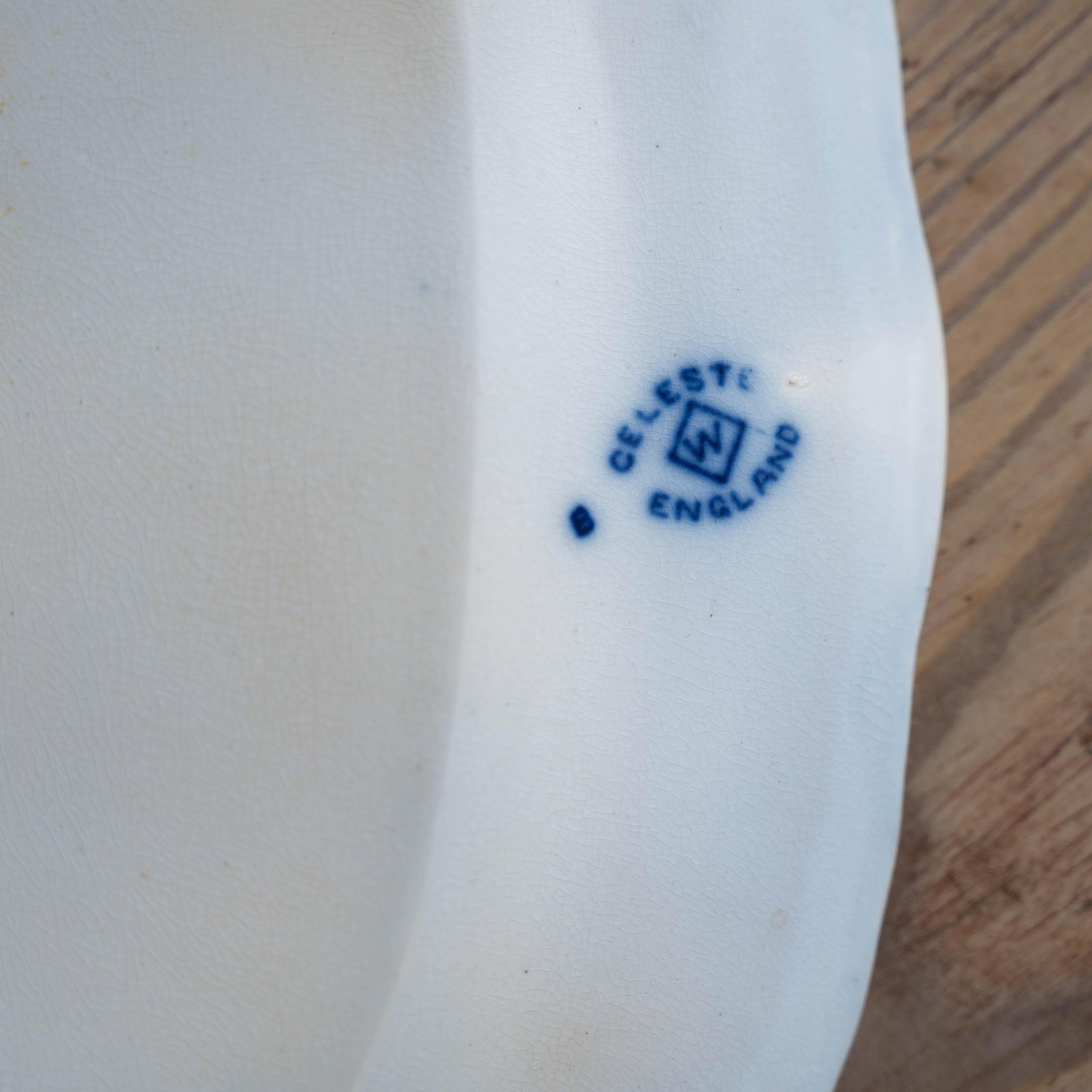 Burgess & Leigh Blue Celeste Chinoiserie Transferware Platter, c.1885 - 5