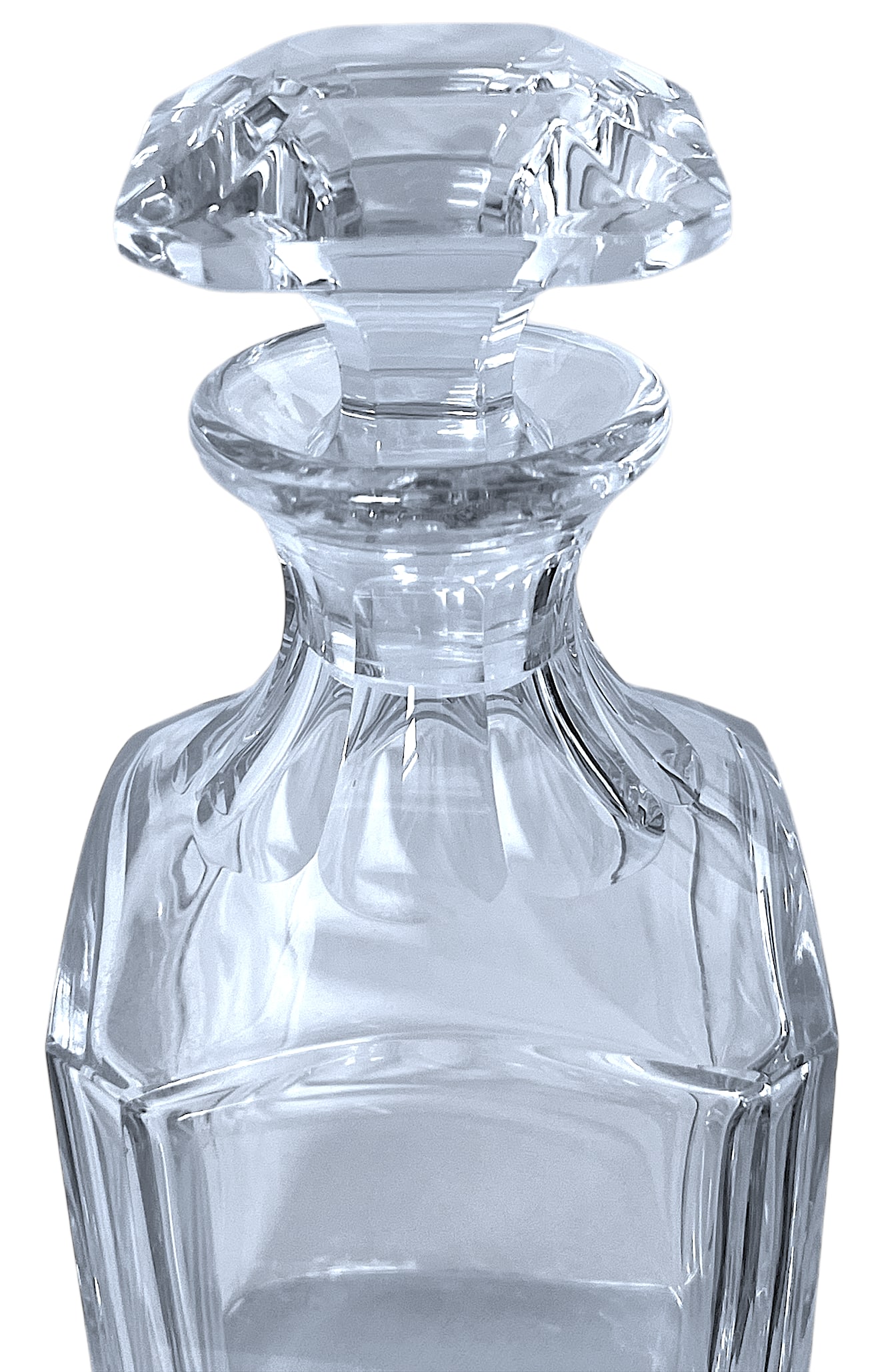 Baccarat Harcourt Pattern Crystal Whiskey Decanter | French Cut Crystal - 3