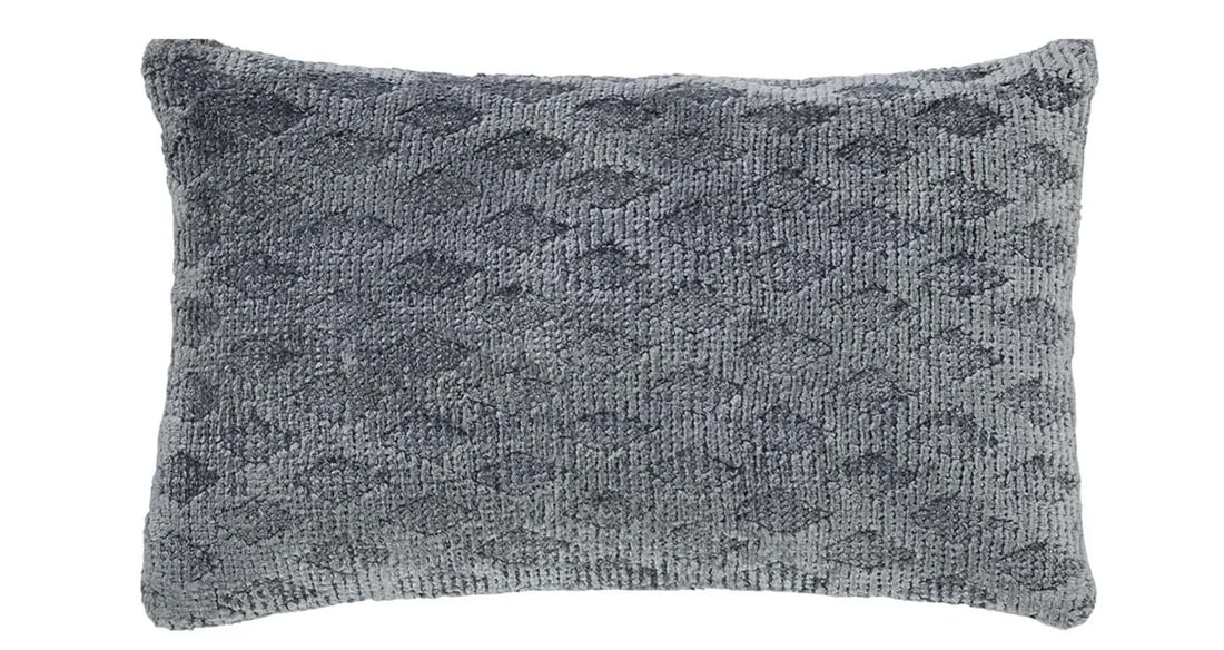 Modern Pewteer Gray Throw Pillow - 3