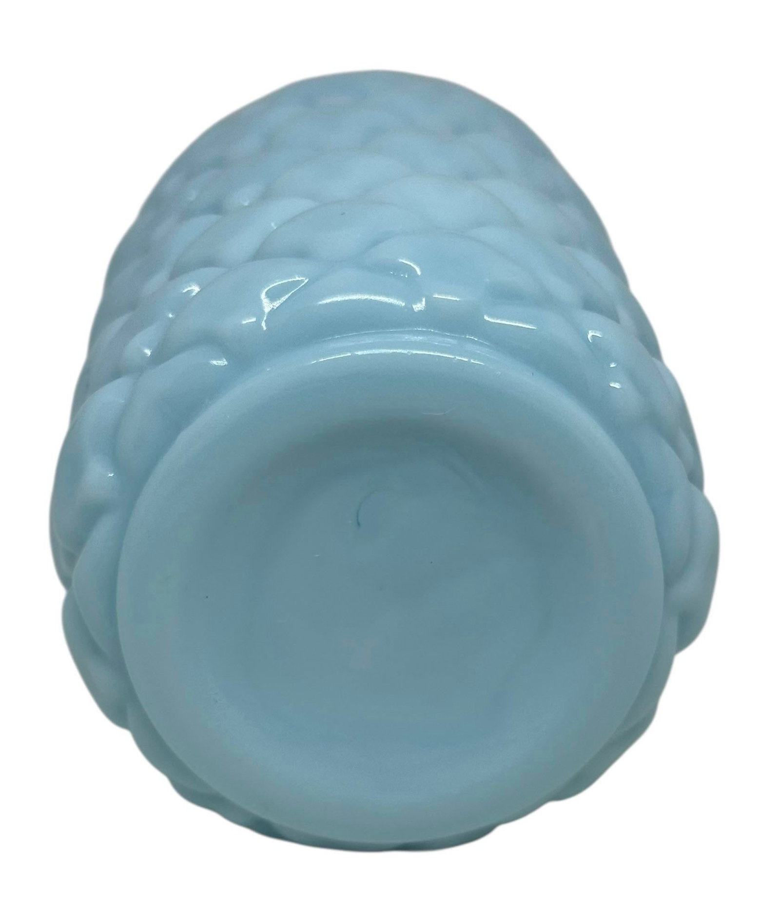 Attributed to Consolidated Glass Eapg Light Blue Opaline Cone/Pineapple Sugar Shaker C1890 Usa - 4