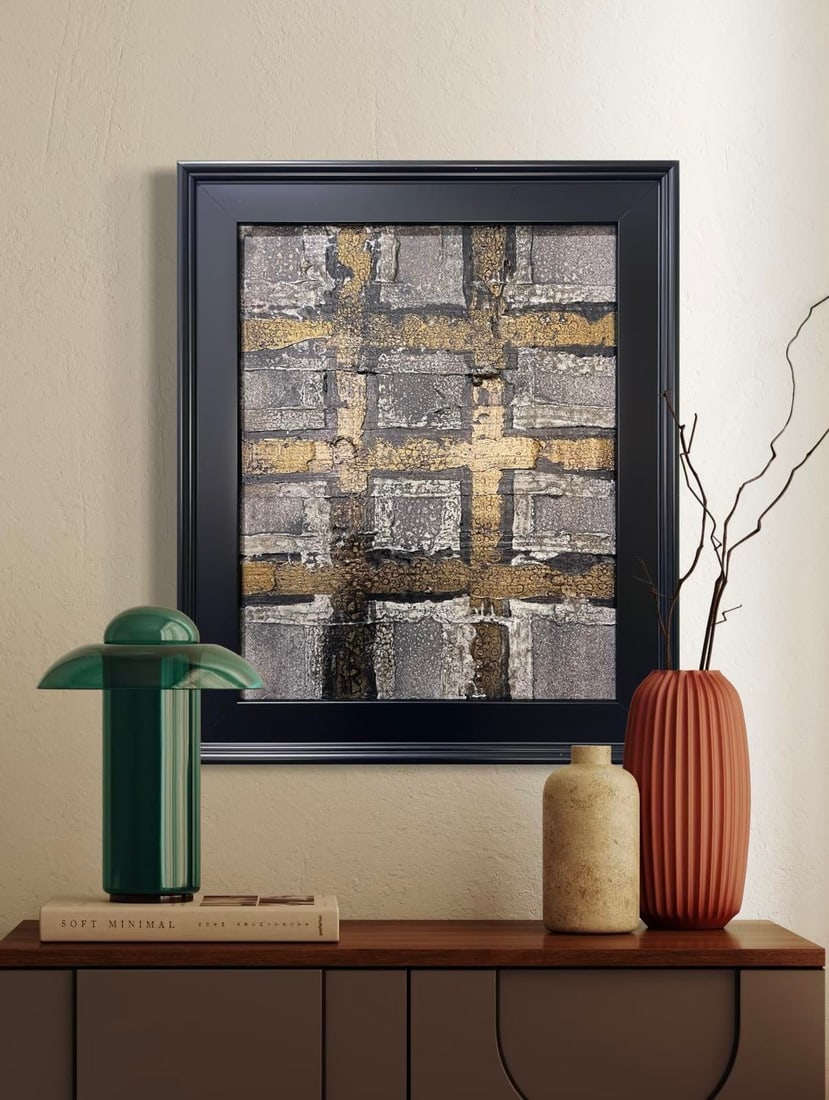 Suppression - Original Abstract Painting by J. Kent Martin - 3