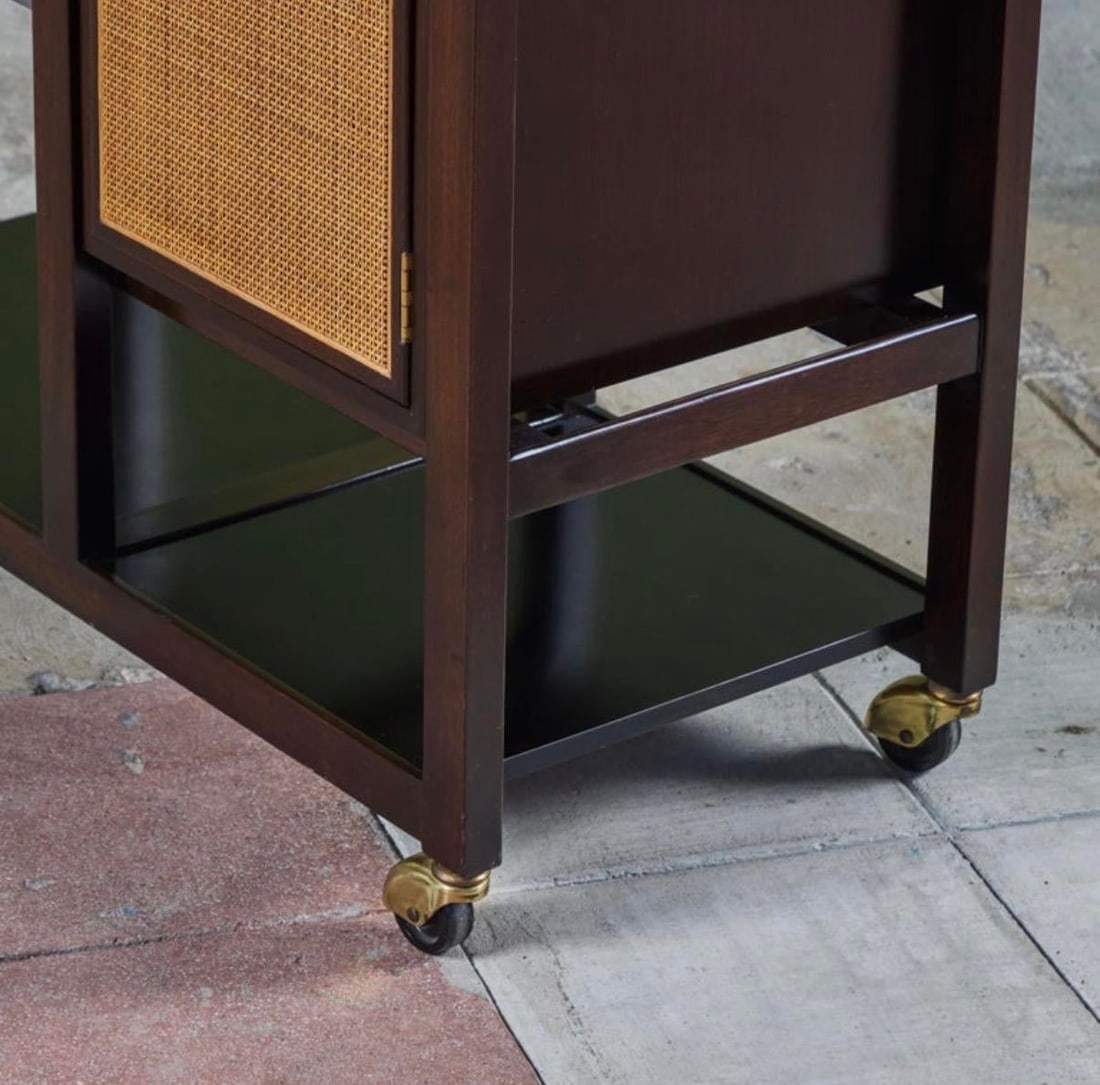 1960s Edward Wormley Bar Cart for Dunbar - 11