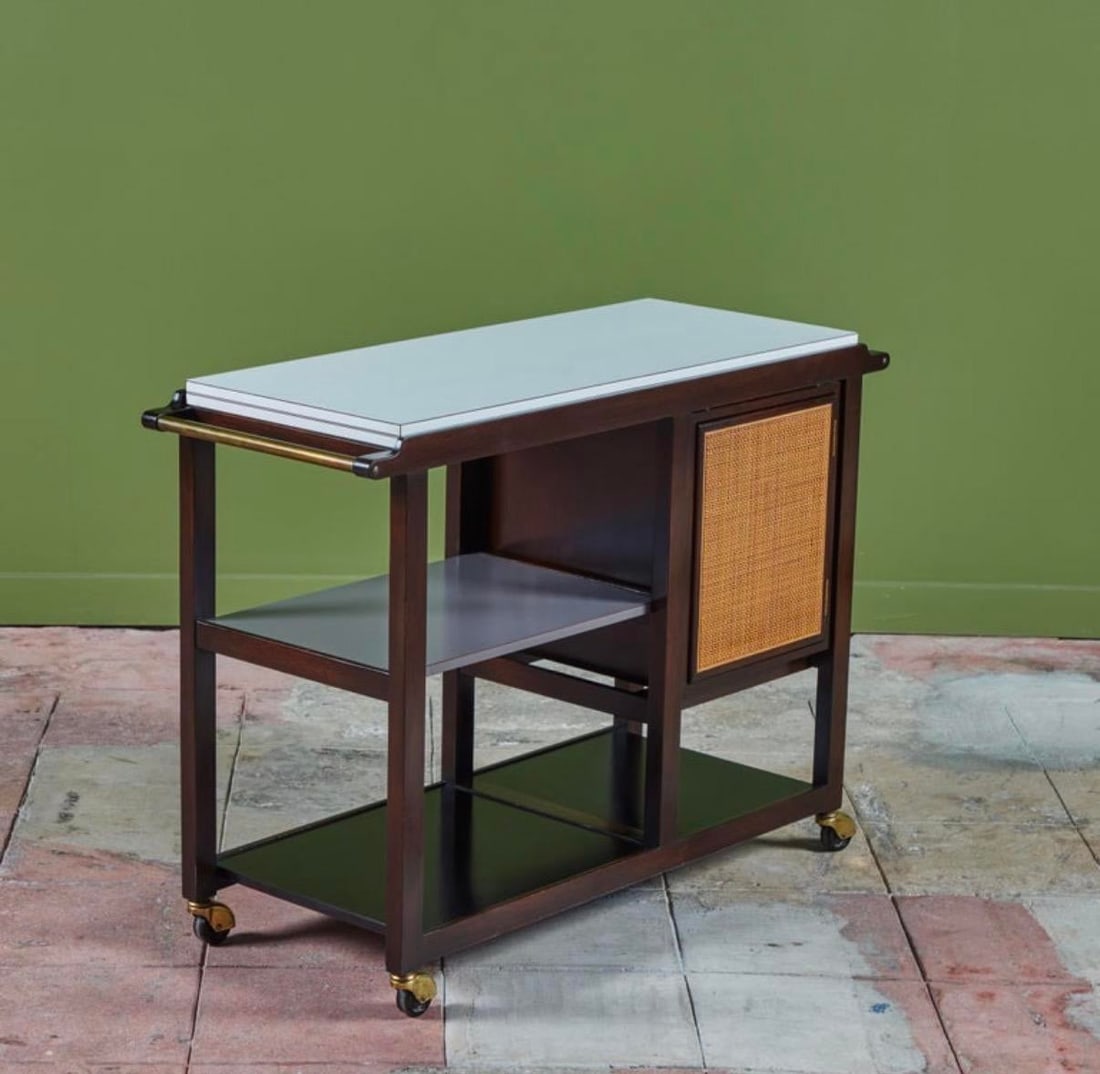 1960s Edward Wormley Bar Cart for Dunbar - 12