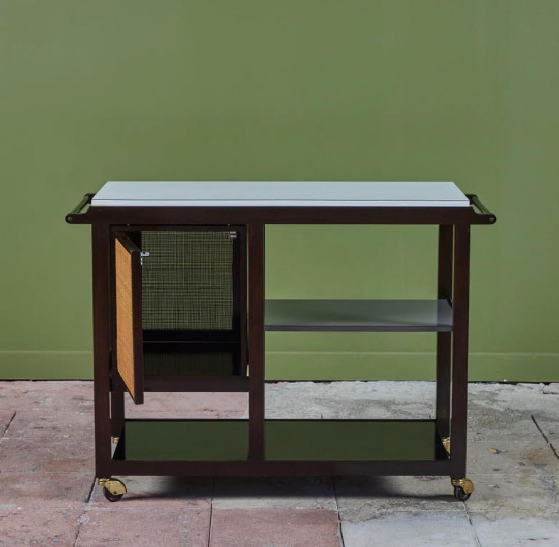 1960s Edward Wormley Bar Cart for Dunbar - 8