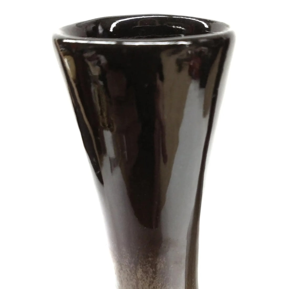 Artisan Mottled Ceramic Vases- A Pair - 3