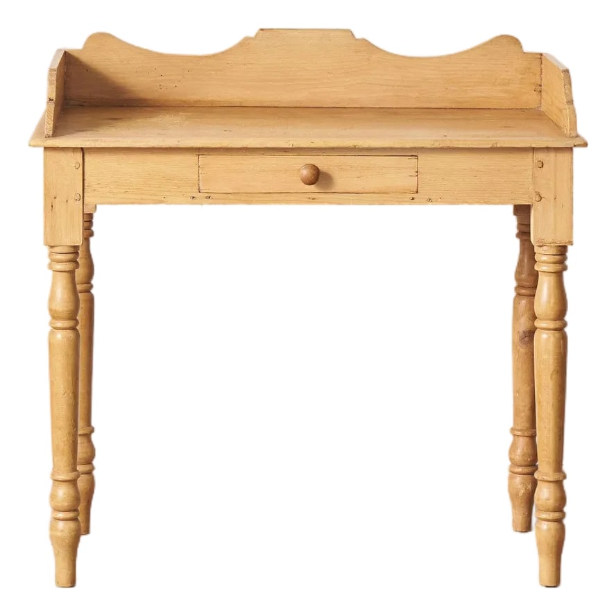 19th Century English Pine Wash Stand / Desk (1 of 13)