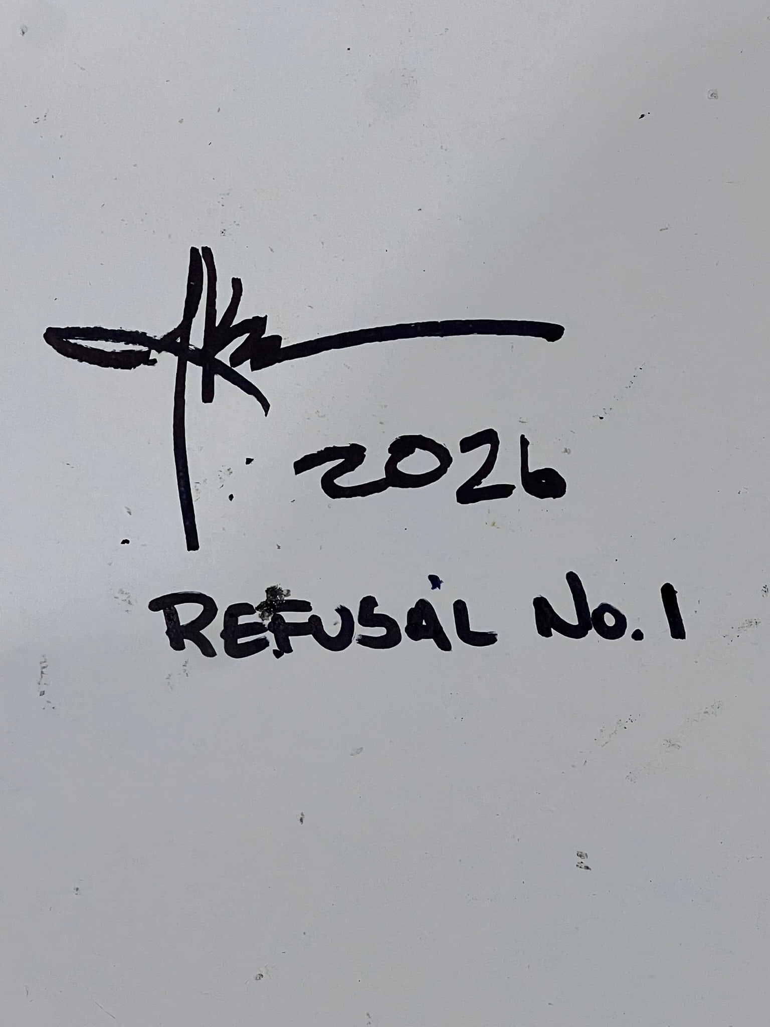 Refusal No. 1 - Original Abstract Painting by J. Kent Martin - 7