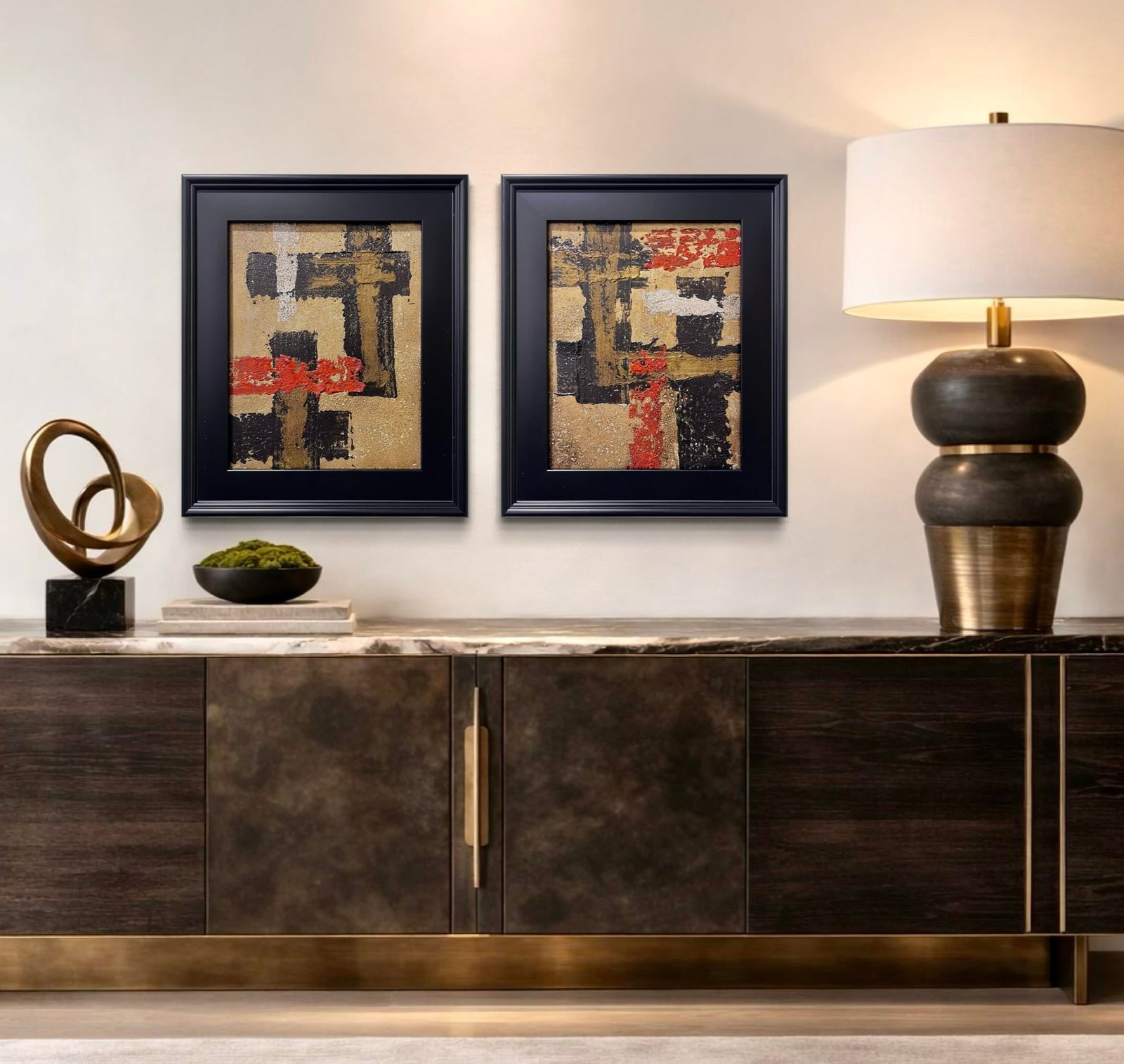 Protagonism No. 1 - Original Abstract Painting by J. Kent Martin - 8