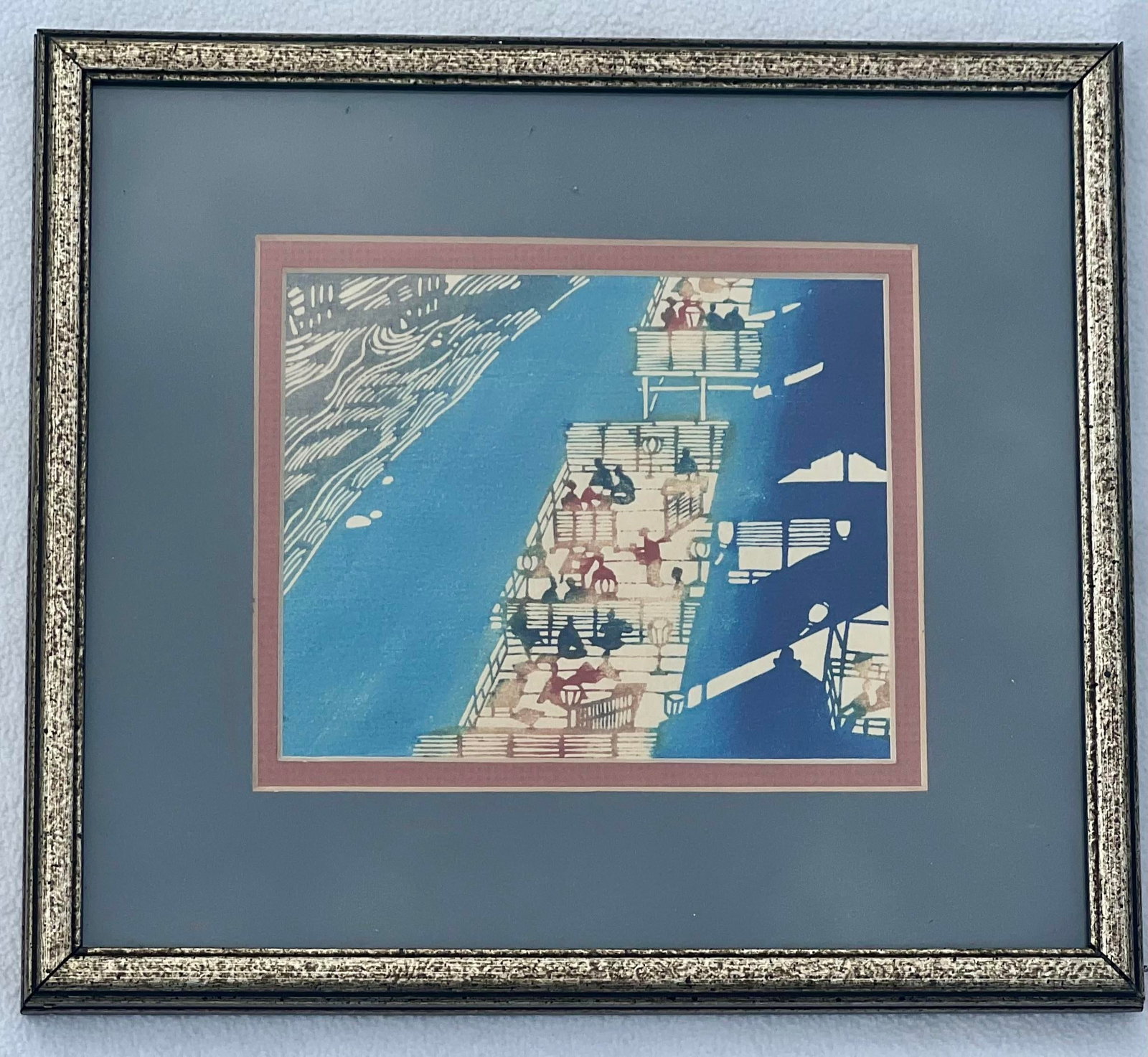 Pair of Vintage Japanese Woodblock Prints, Nenjiro Inagaki (1902-1963) - 2