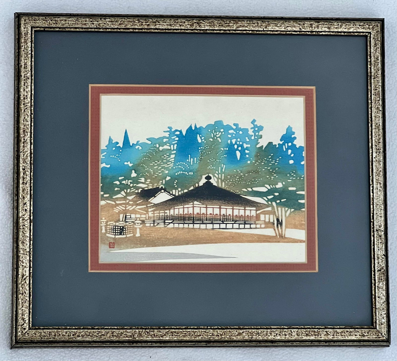 Pair of Vintage Japanese Woodblock Prints, Nenjiro Inagaki (1902-1963) - 6