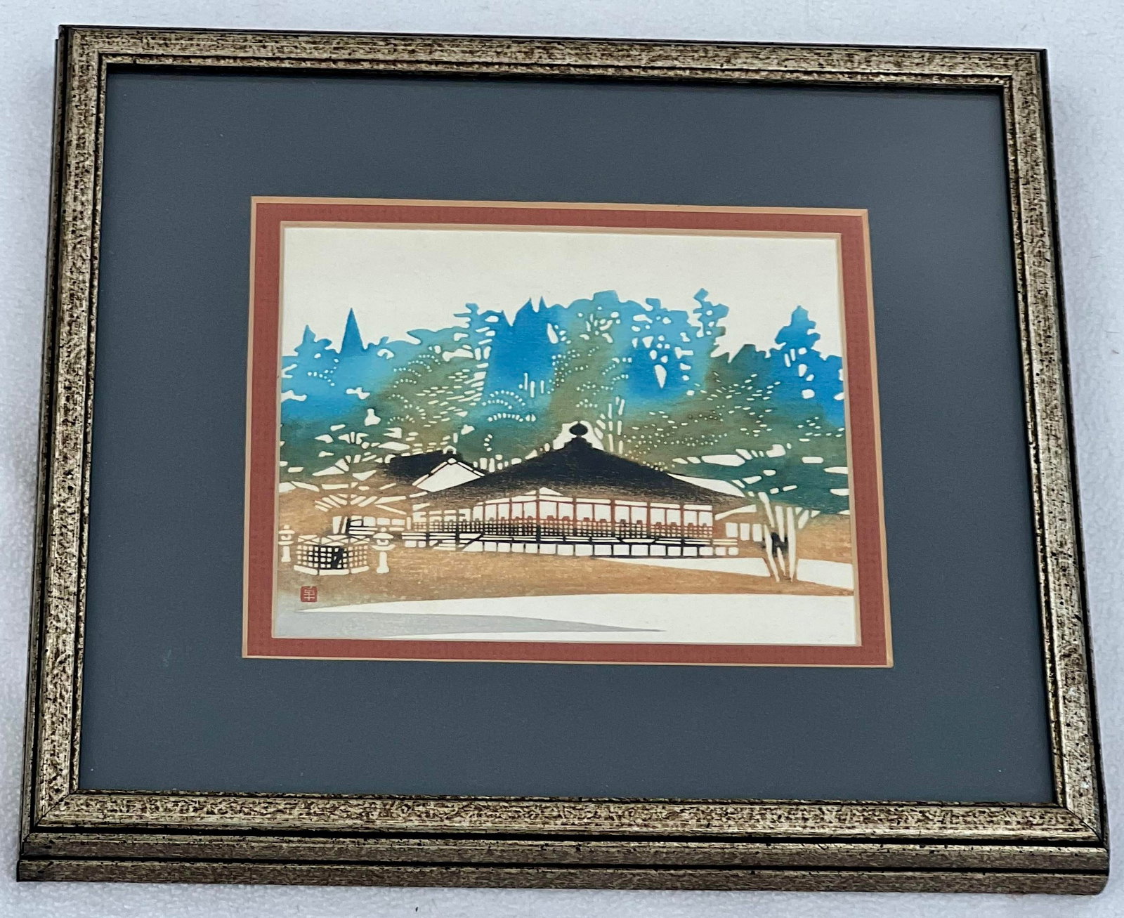 Pair of Vintage Japanese Woodblock Prints, Nenjiro Inagaki (1902-1963) - 8