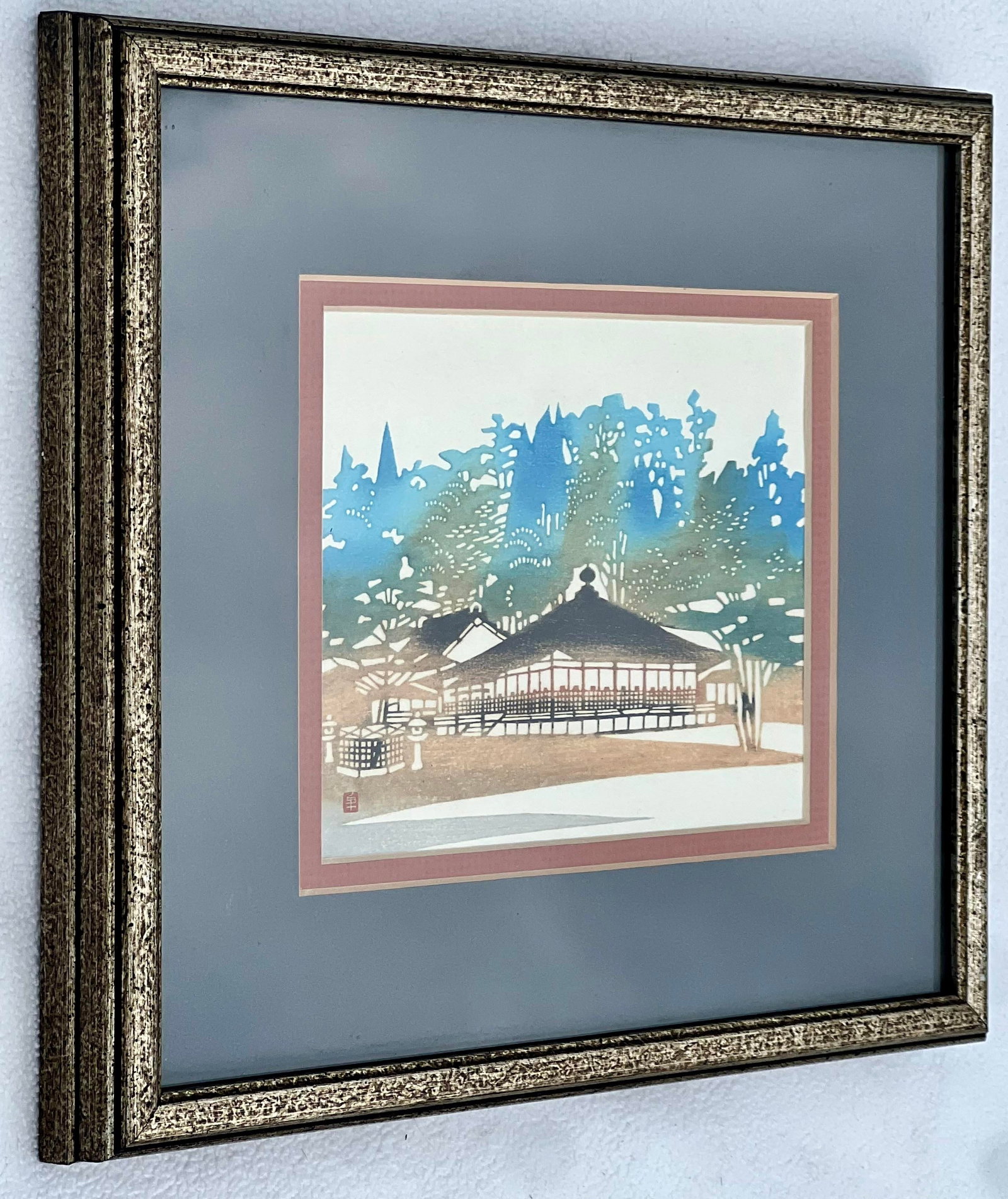 Pair of Vintage Japanese Woodblock Prints, Nenjiro Inagaki (1902-1963) - 9