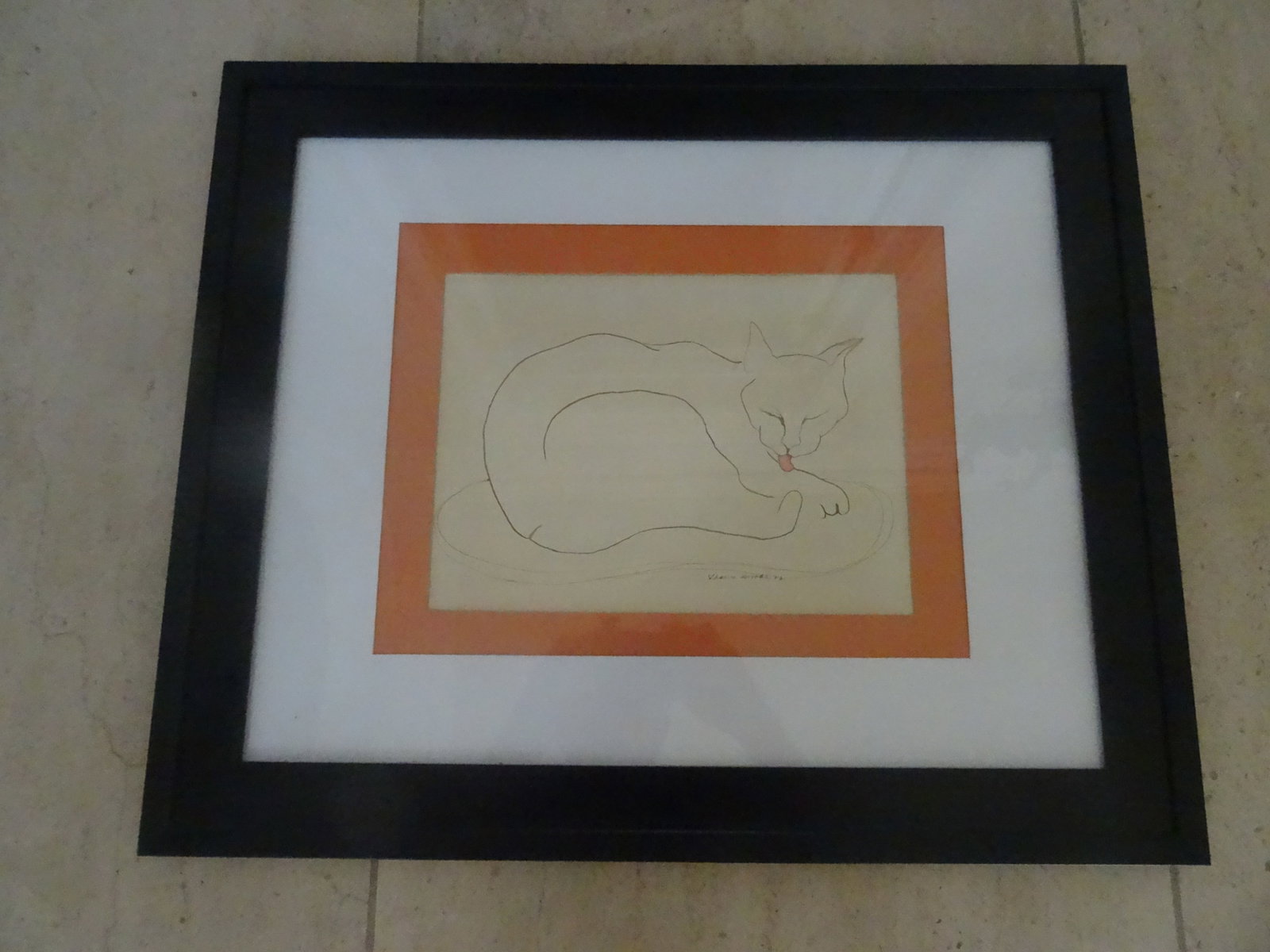 1970s Sleeping Kitty by Shawn Brooks - 2