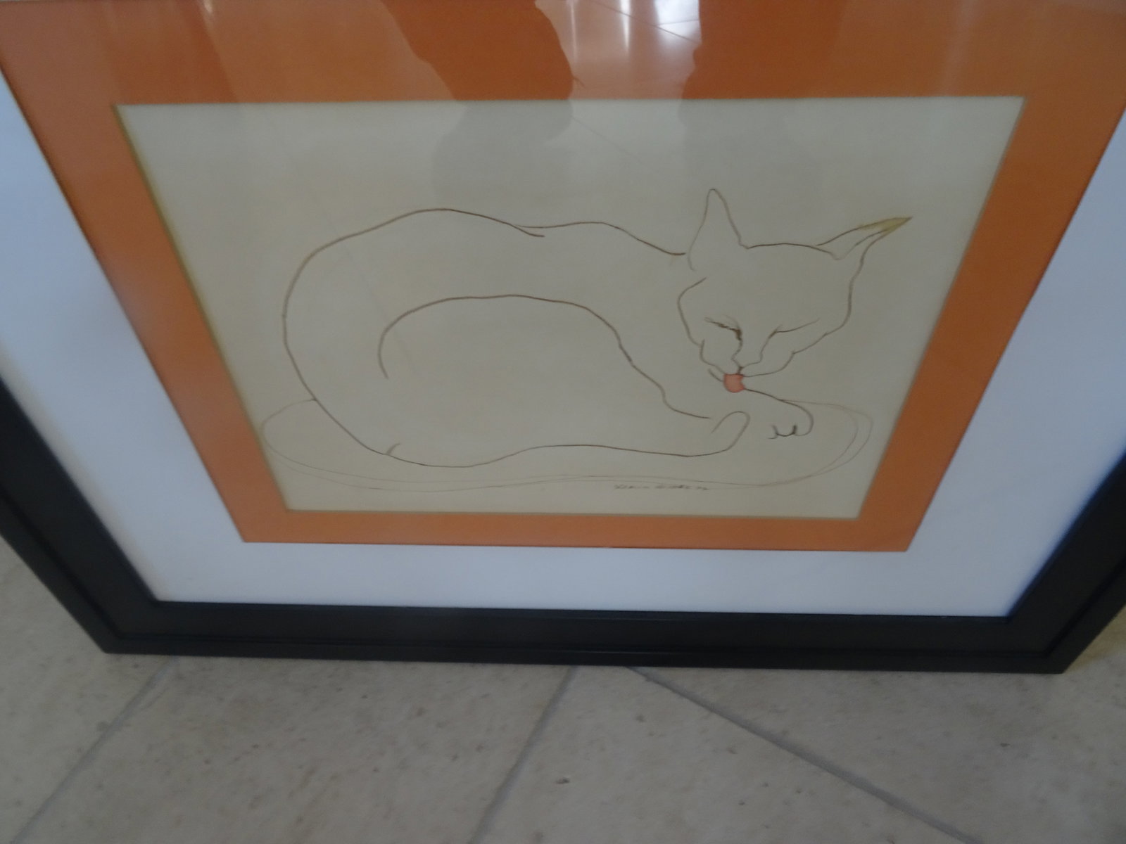 1970s Sleeping Kitty by Shawn Brooks - 3