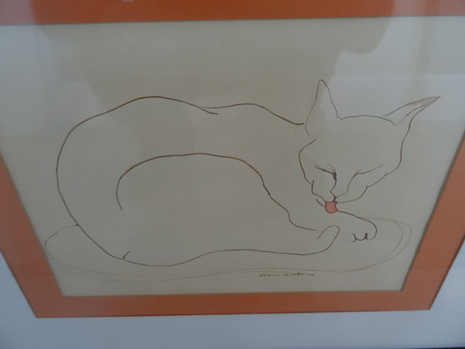 1970s Sleeping Kitty by Shawn Brooks - 6