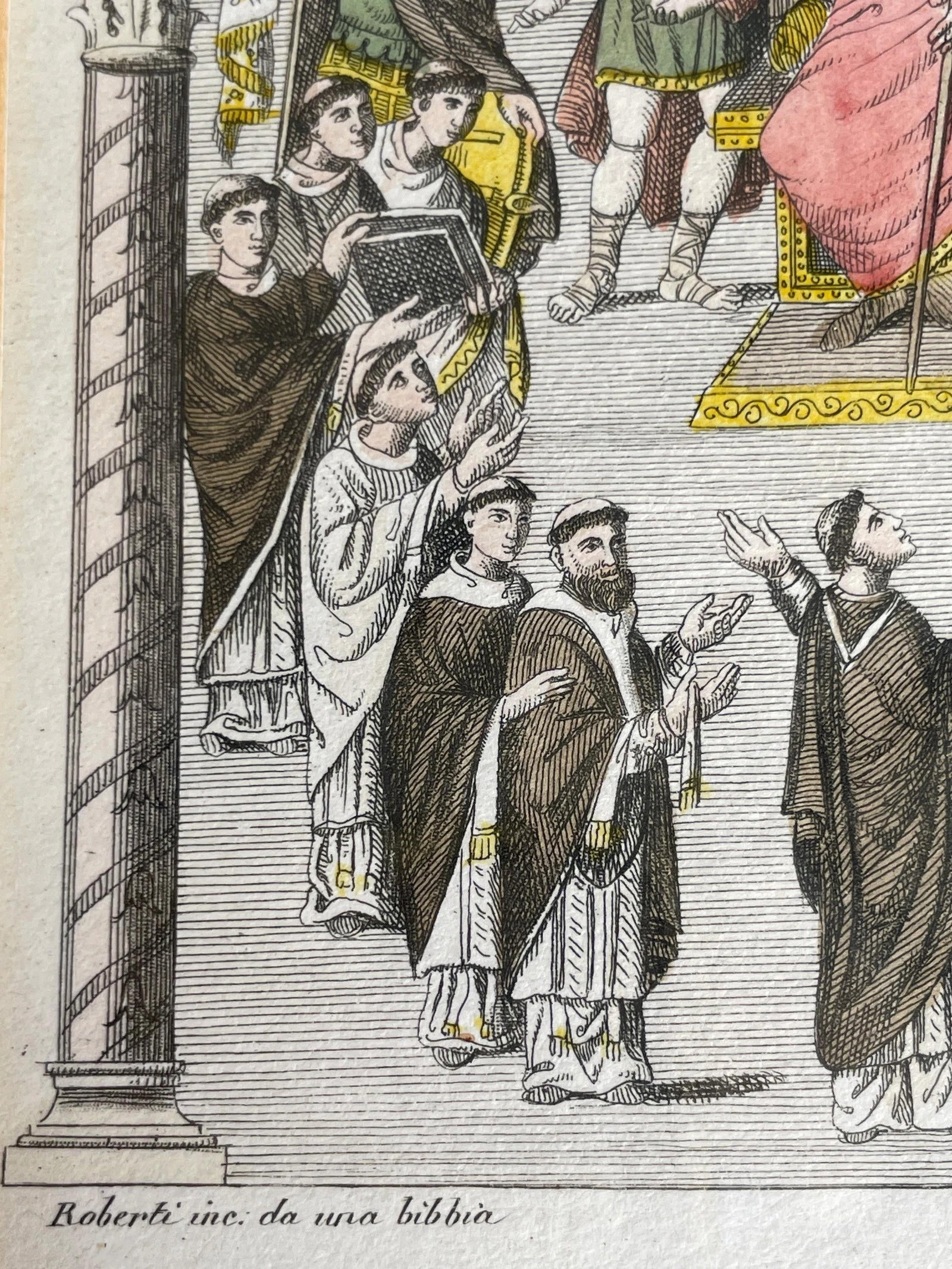 Antique Book Plate Engraving- 1816- King Charles II, The Bald, & Holy Roman Emporer - 8