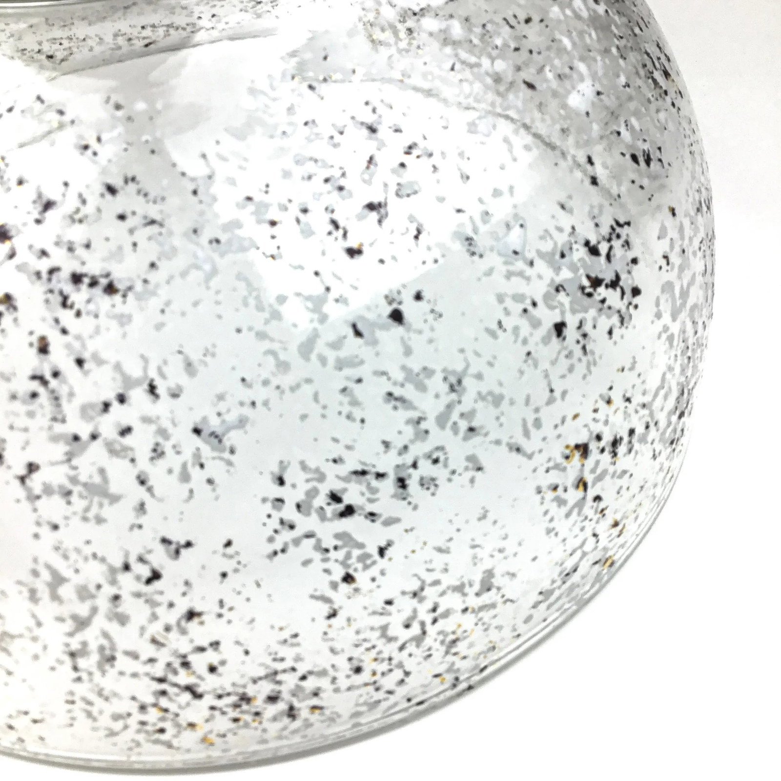 1990s Large Glass Spattered Design All Purpose Bowl - 10